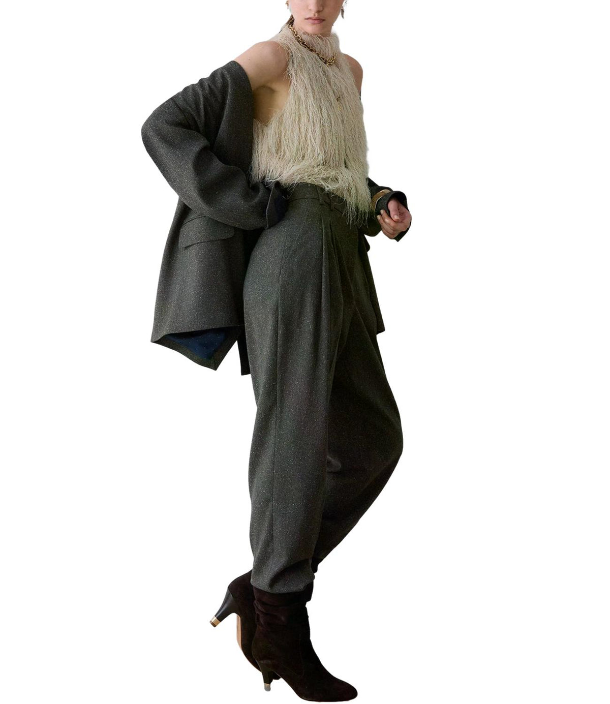 Liu Jo Pantalone Sigaretta Dk.Green Tweed Donna