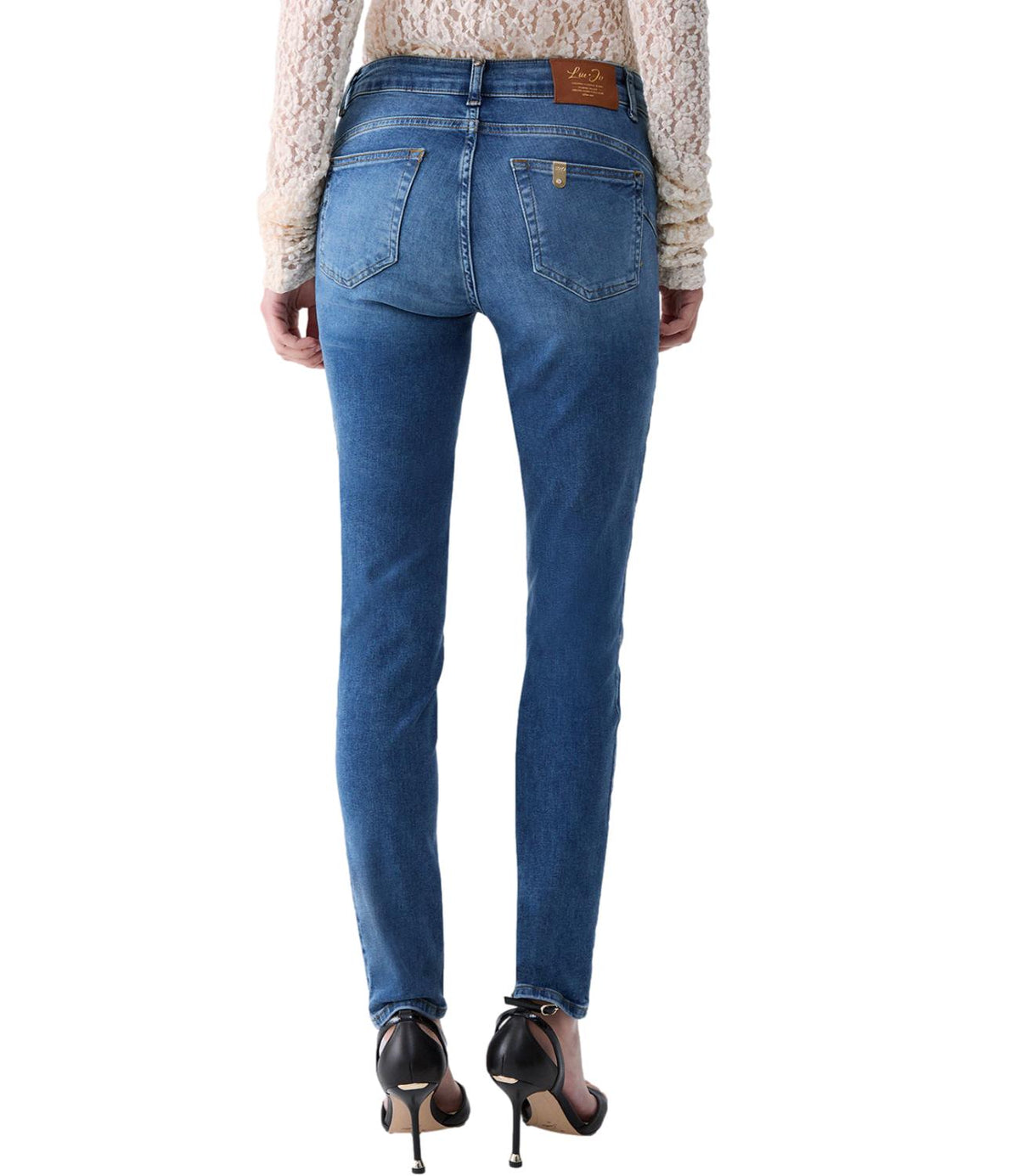Liu jo Pantalone Denim Blue Hope Wash da Donna
