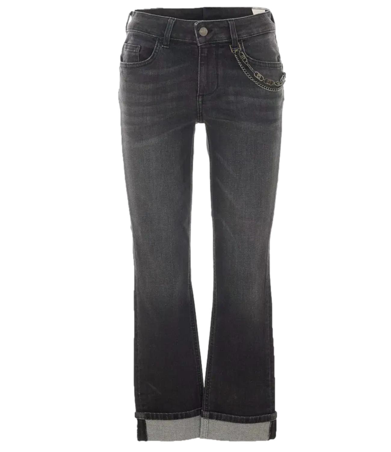 Liu jo Pantalone Den.black Twist Wash da Donna