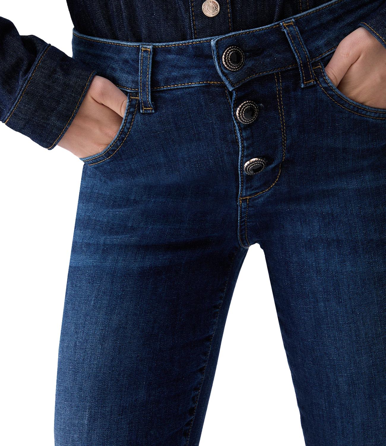 Liu jo Pantalone Denim Den.blue Jolie Wash da Donna