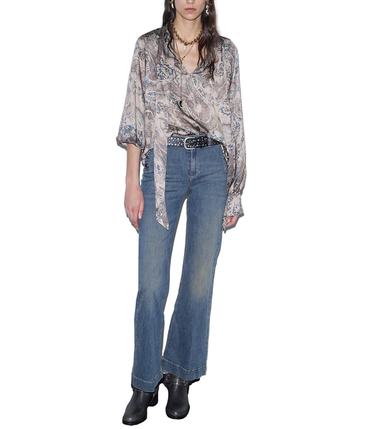 Liu jo Pantalone Denim Den.blue Dirty Jolie da Donna
