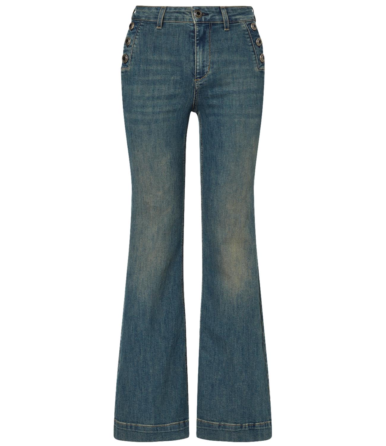 Liu jo Pantalone Denim Den.blue Dirty Jolie da Donna