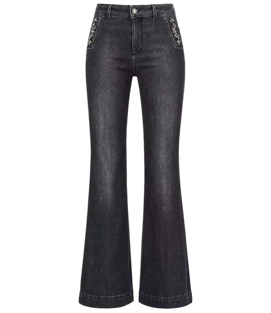 Liu jo Jeans Den.grey Buttons Was da Donna
