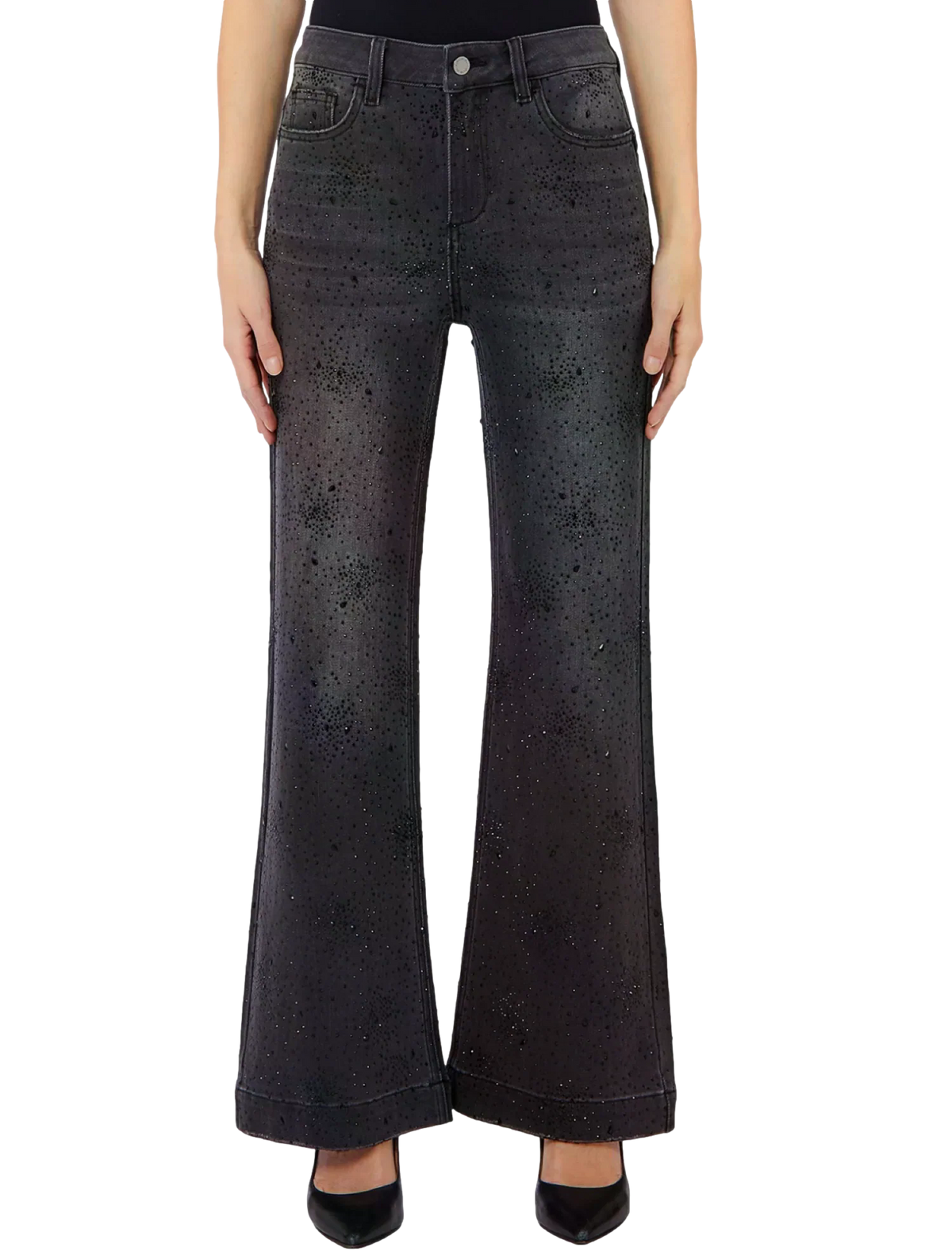 Liu jo Pantalone Den.black Glam Wash da Donna