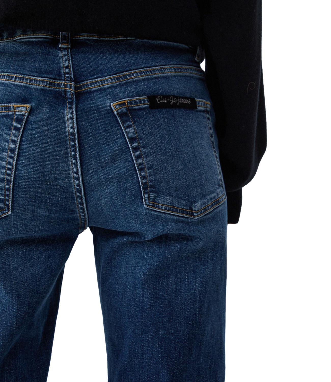 Liu jo Pantalone Denim Den.blu Mid Comfort da Donna