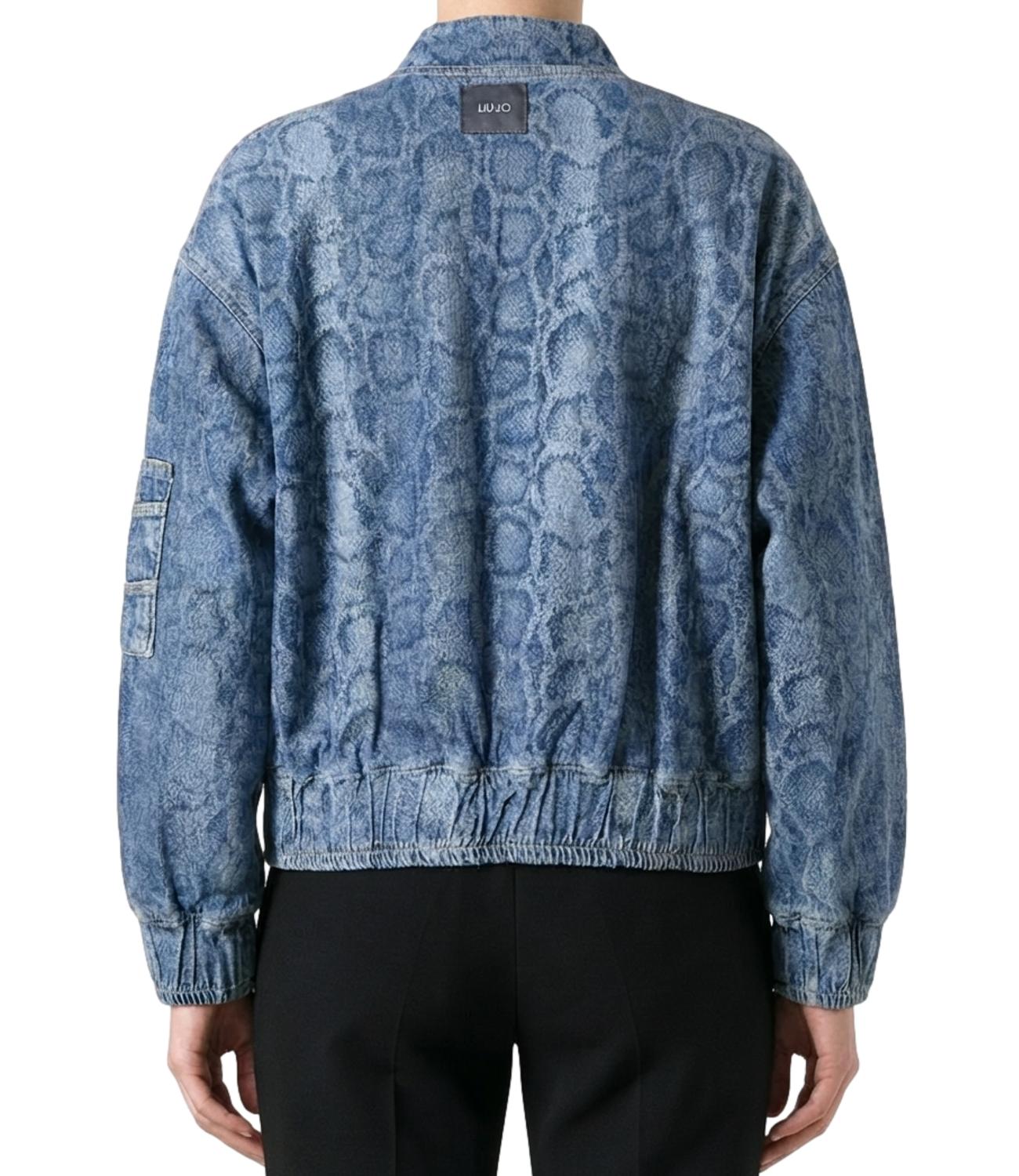 Liu jo Giubbotto Den.blue Summ.animal da Donna