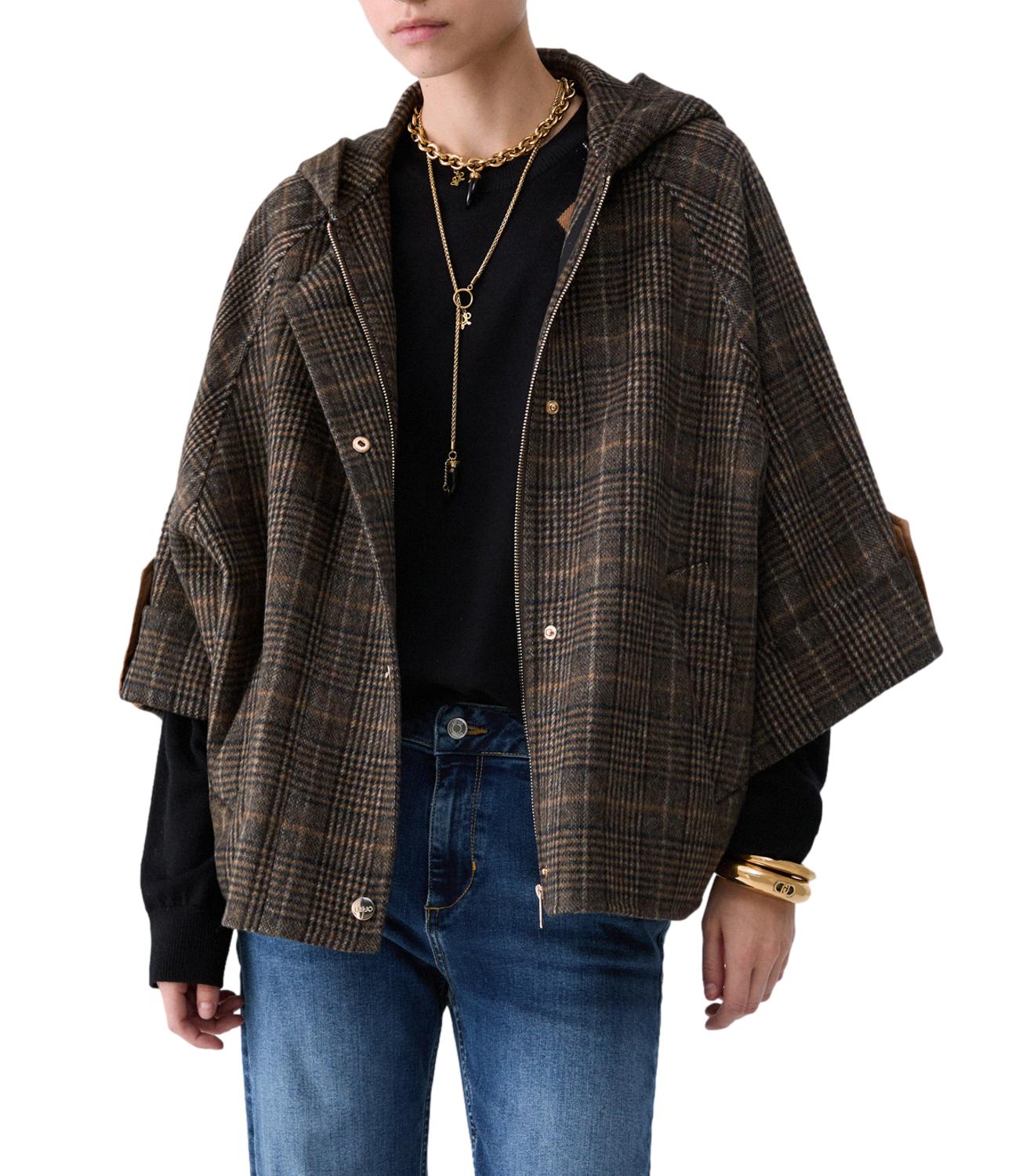 Liu jo Giaccone Camel Check da Donna