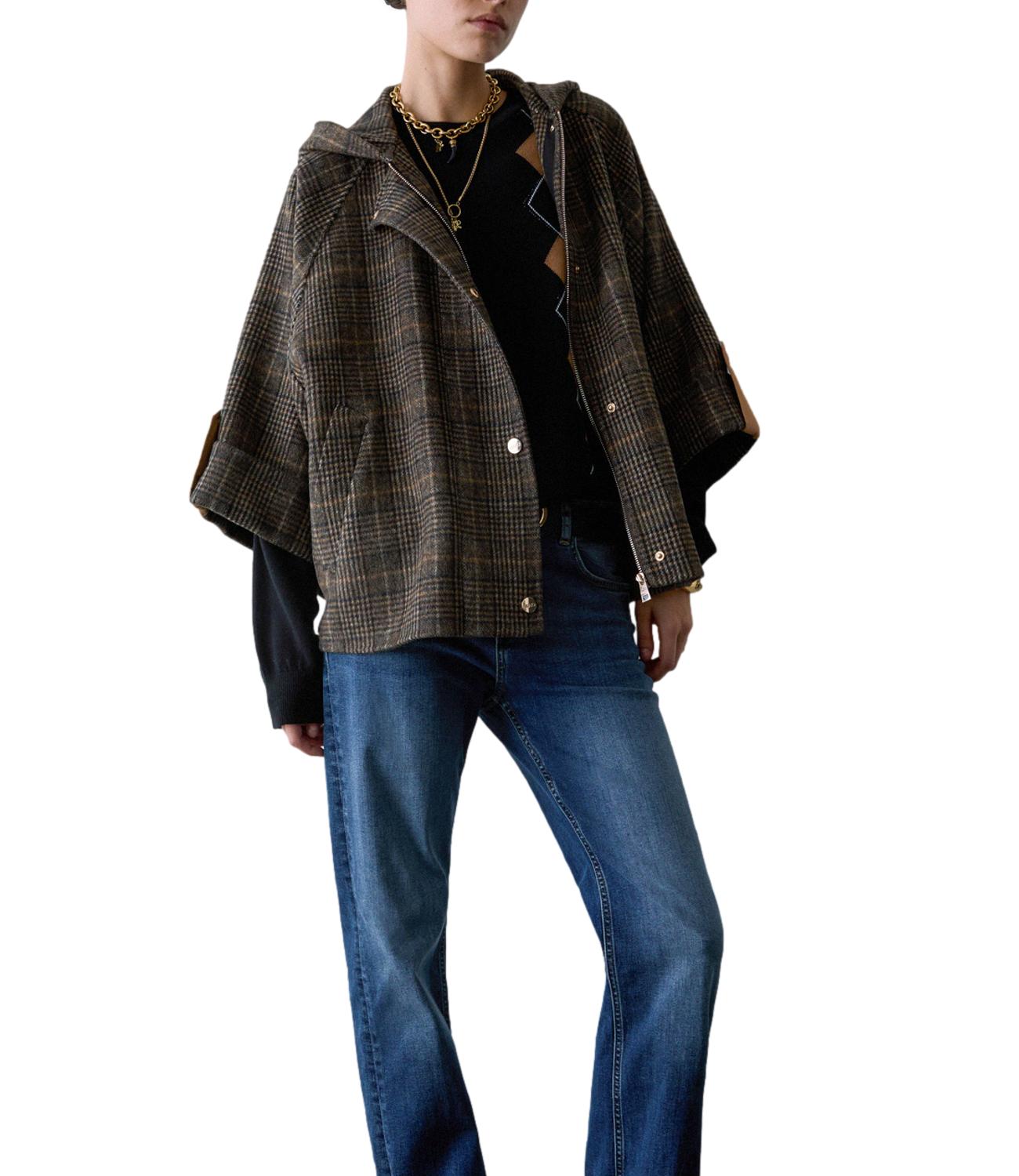 Liu jo Giaccone Camel Check da Donna