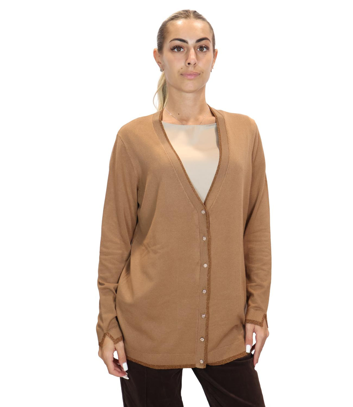 Liu jo Maglia Cocoa Creme da Donna