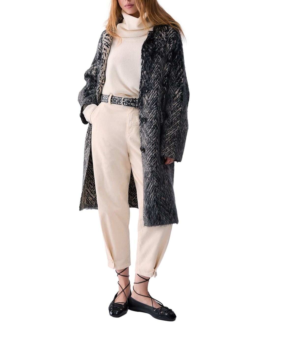Cappotto Jacq Nat Fishbone