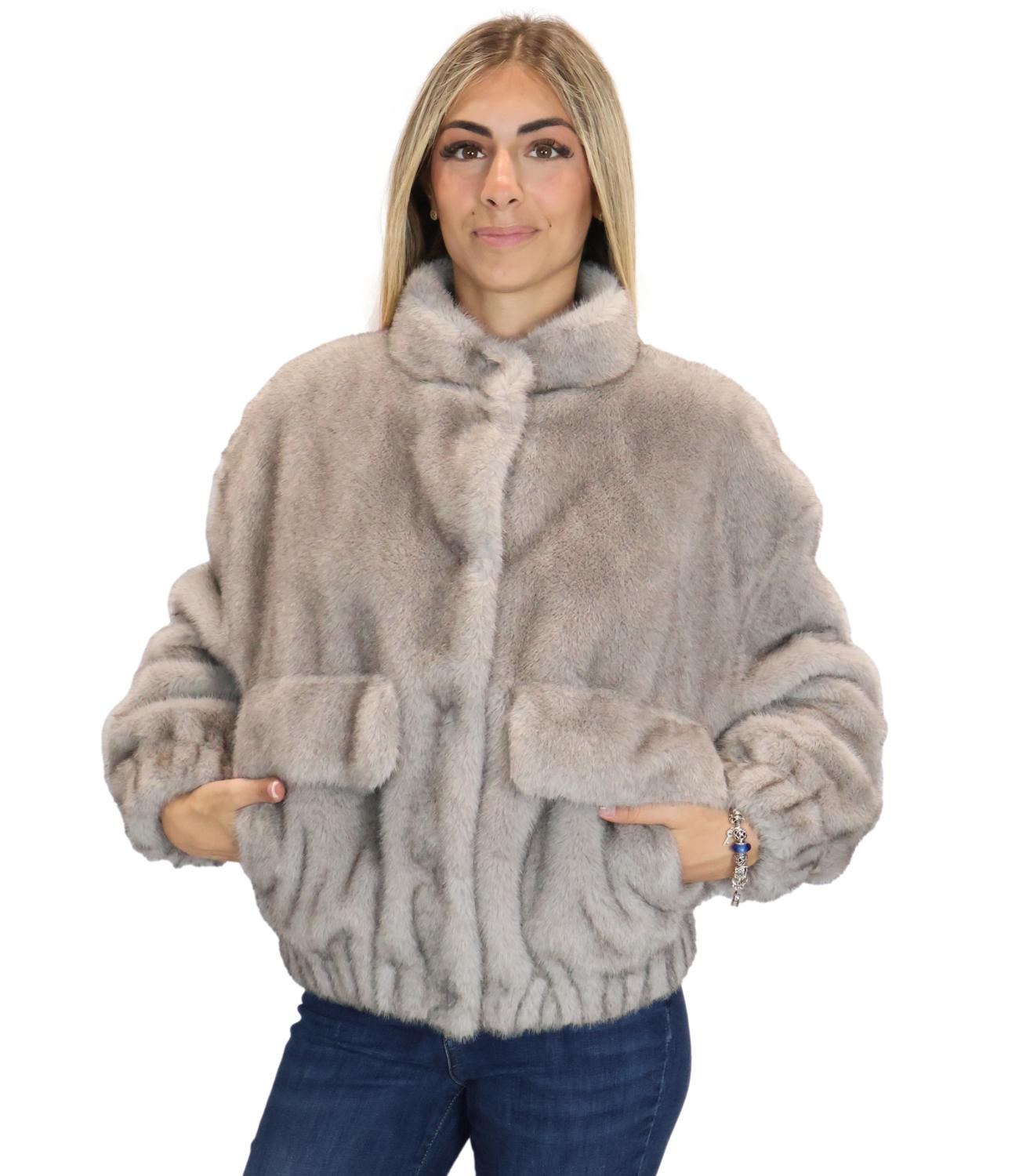 Liu jo Giaccone Silver Grey da Donna