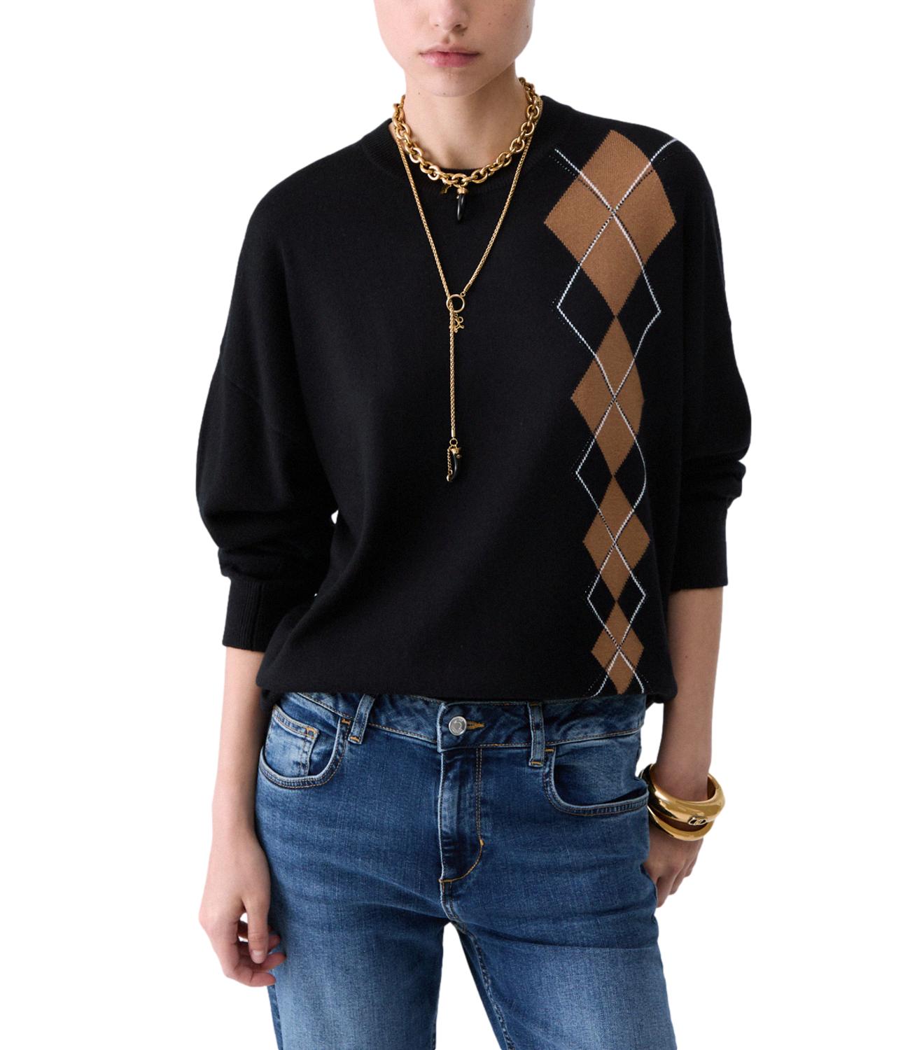 Liu jo Maglia Ballantyne Black/bei da Donna