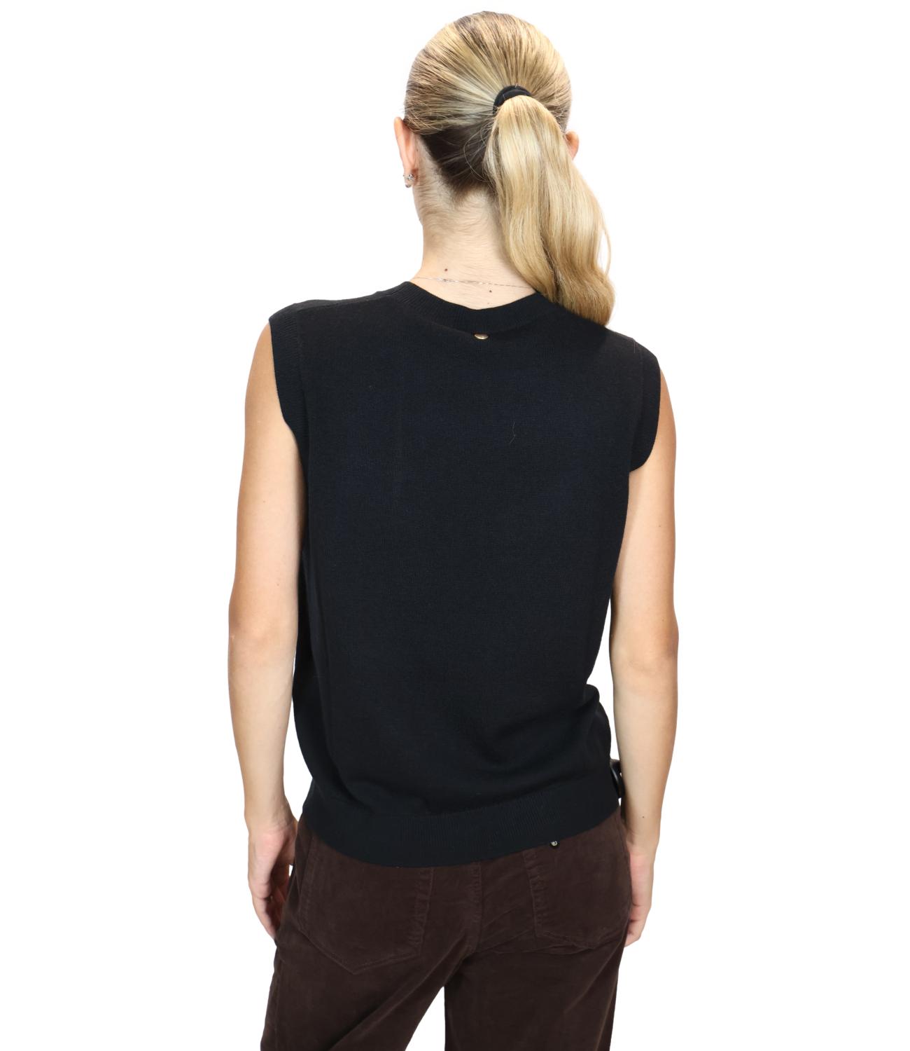 Liu jo Maglia Ballantyne Black/bei da Donna