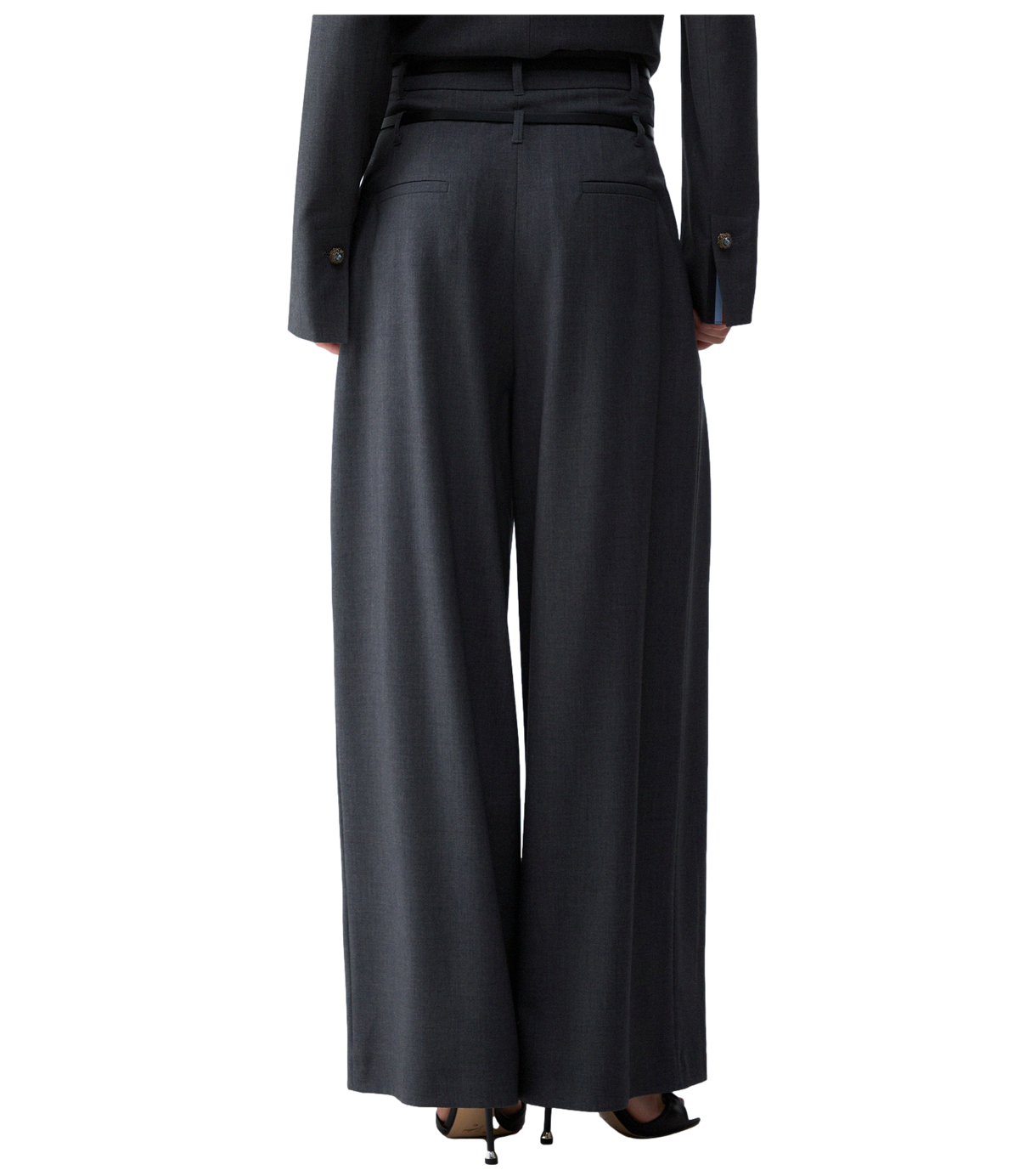 Liu jo Pantalone Dark Grey Melange da Donna