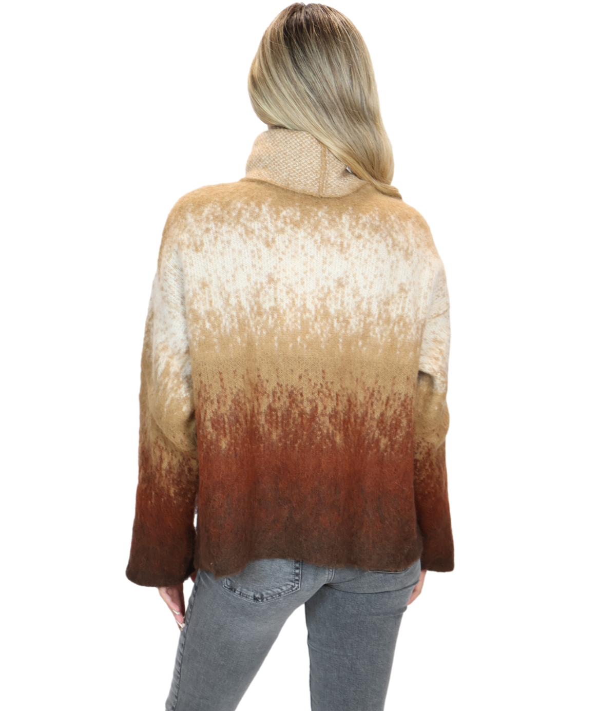 Liu jo Maglia Camel Alpace Degrade da Donna
