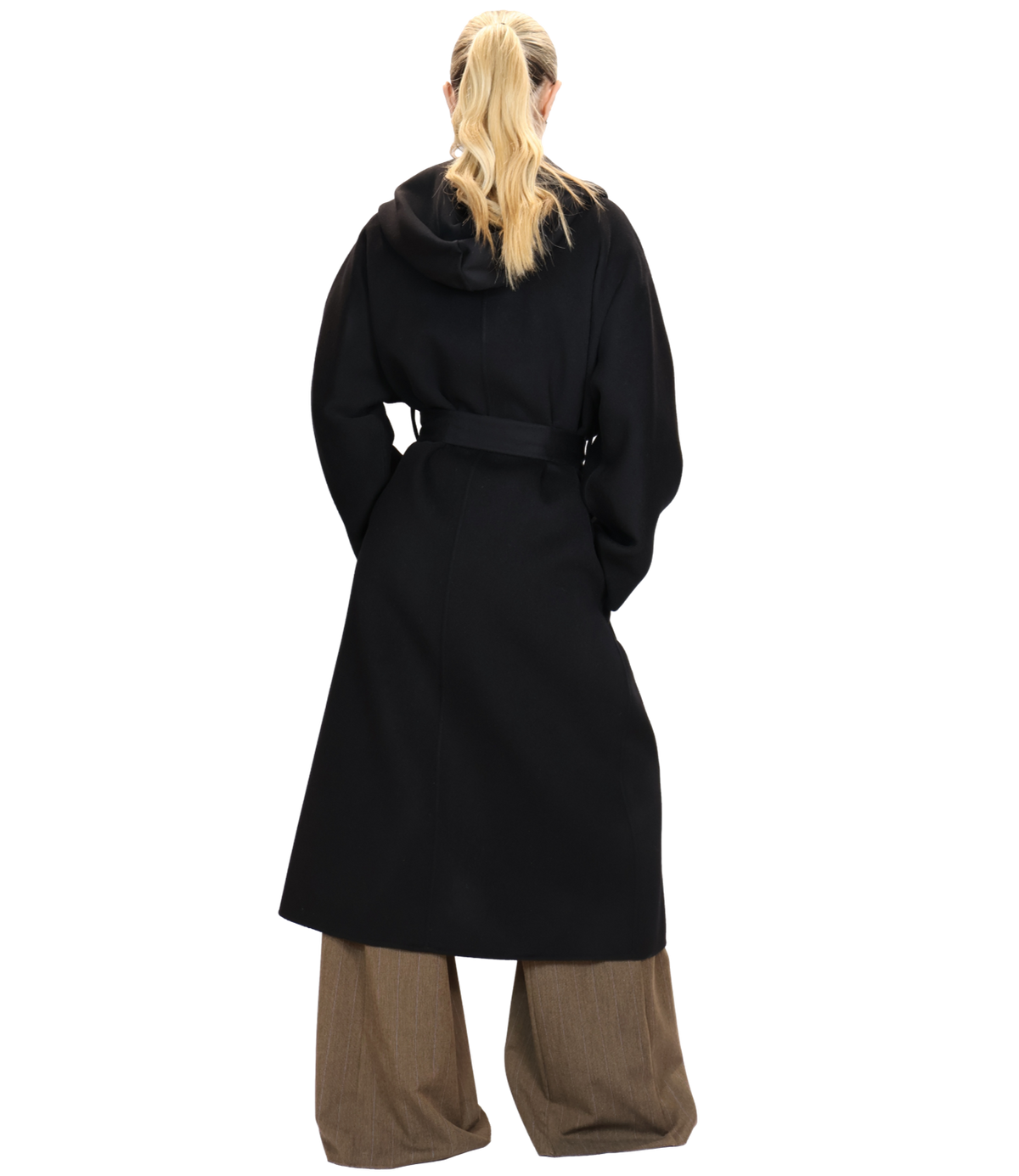 Marella Cappotto Nero da Donna