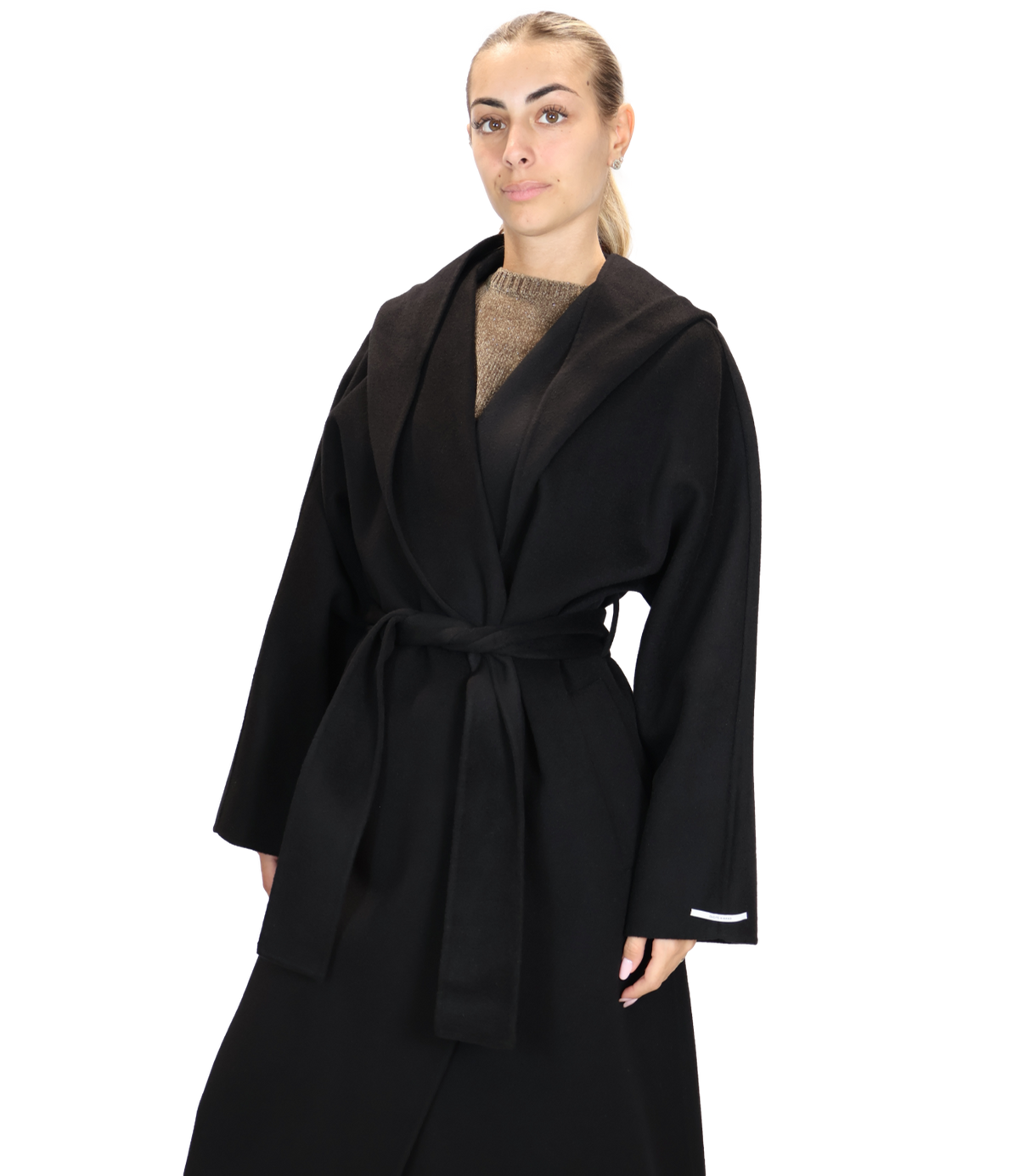 Marella Cappotto Nero da Donna