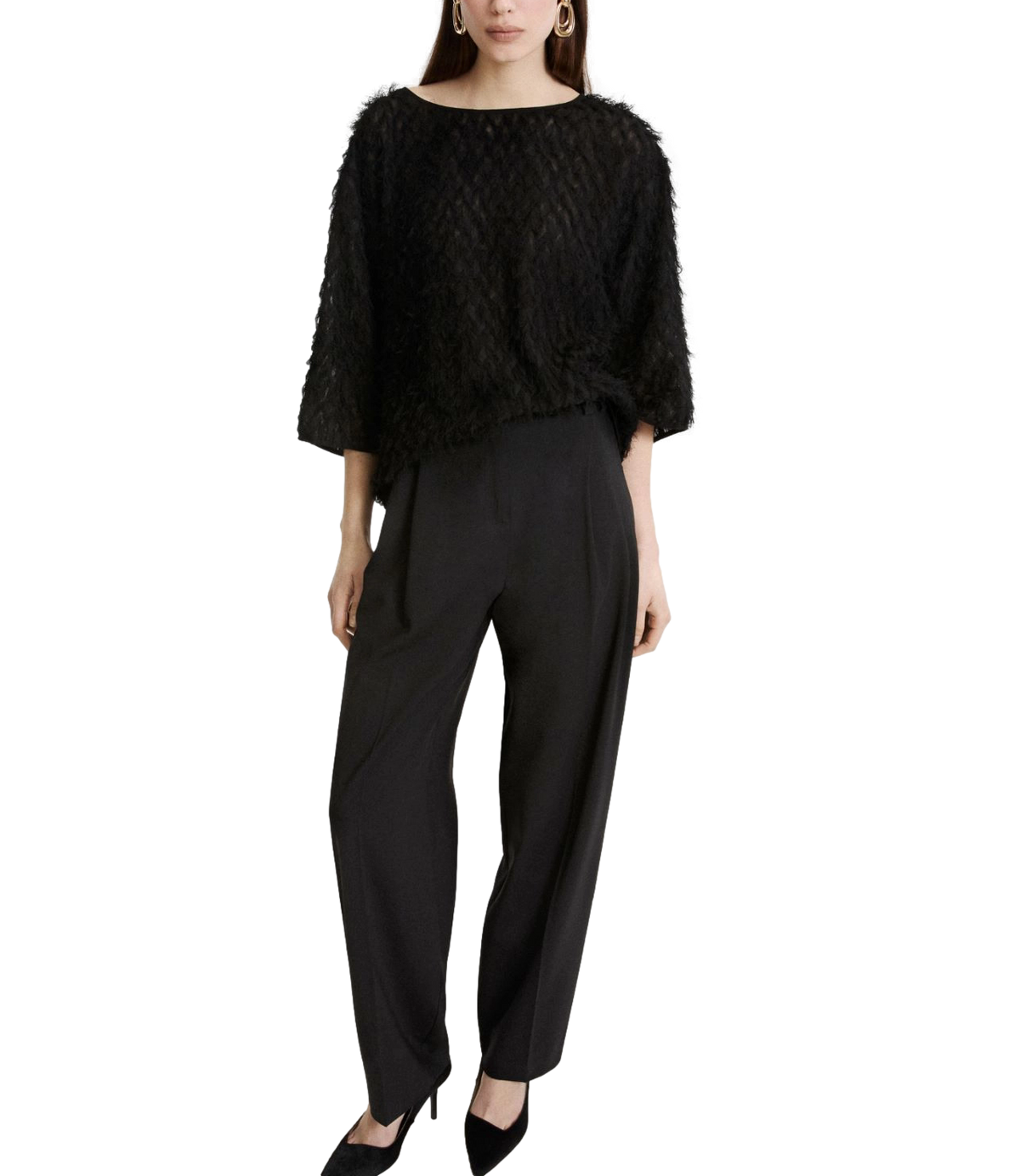 Marella Pantalone Nero da Donna