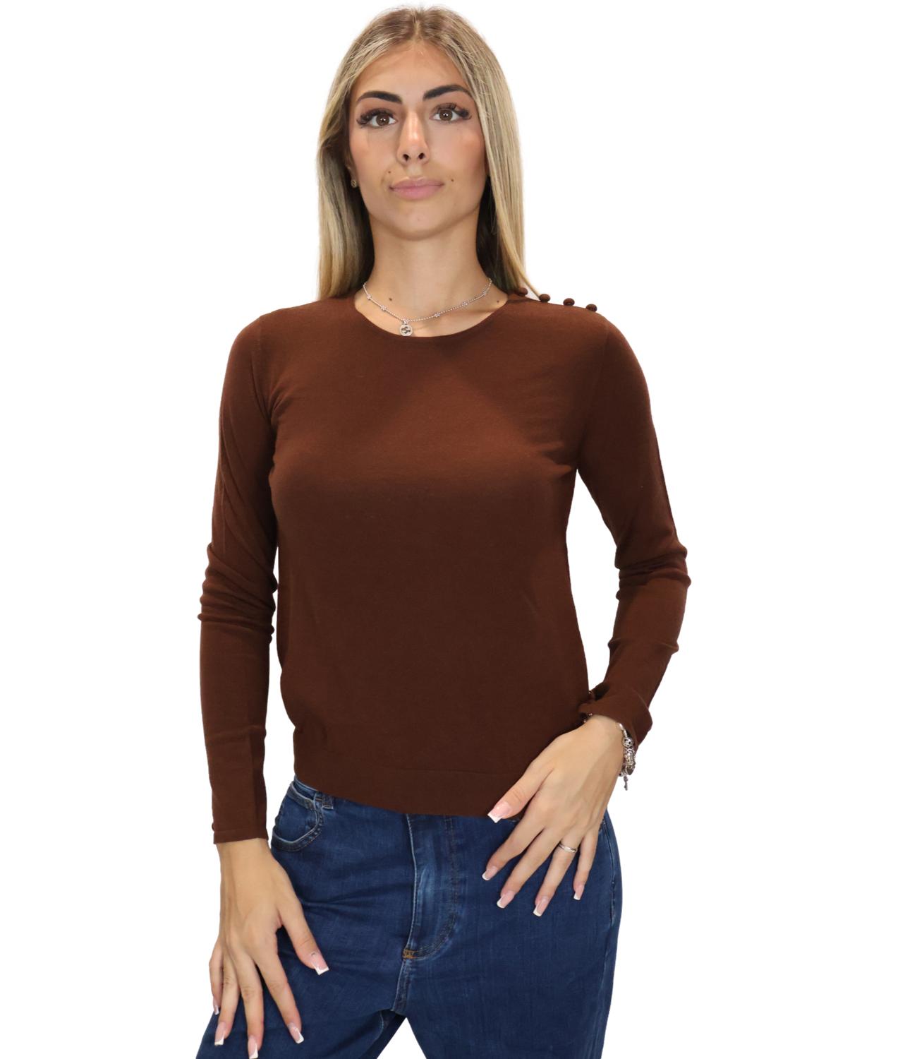 Marella Maglia Marrone da Donna