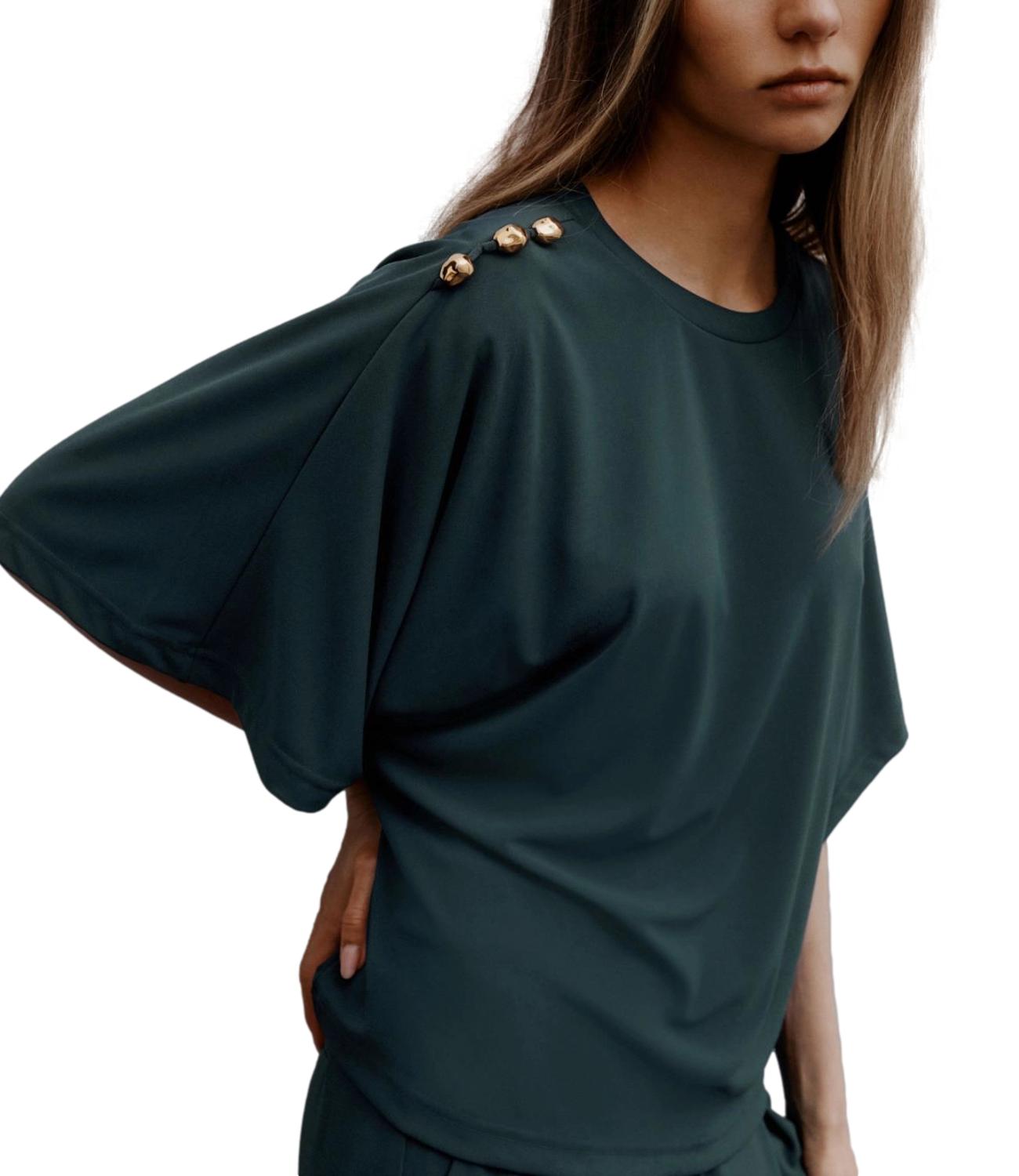 Marella Art.365 T-Shirt Blu Pavone da Donna