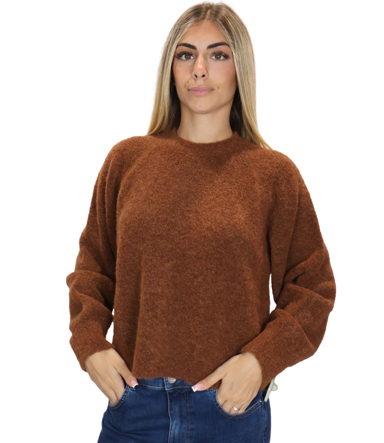 Marella Monochrome Maglia Caramello da Donna
