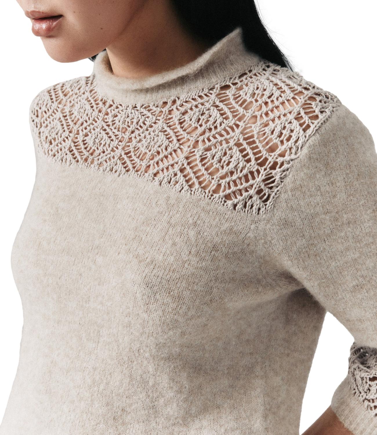 Marella Monochrome Maglia Tortora da Donna