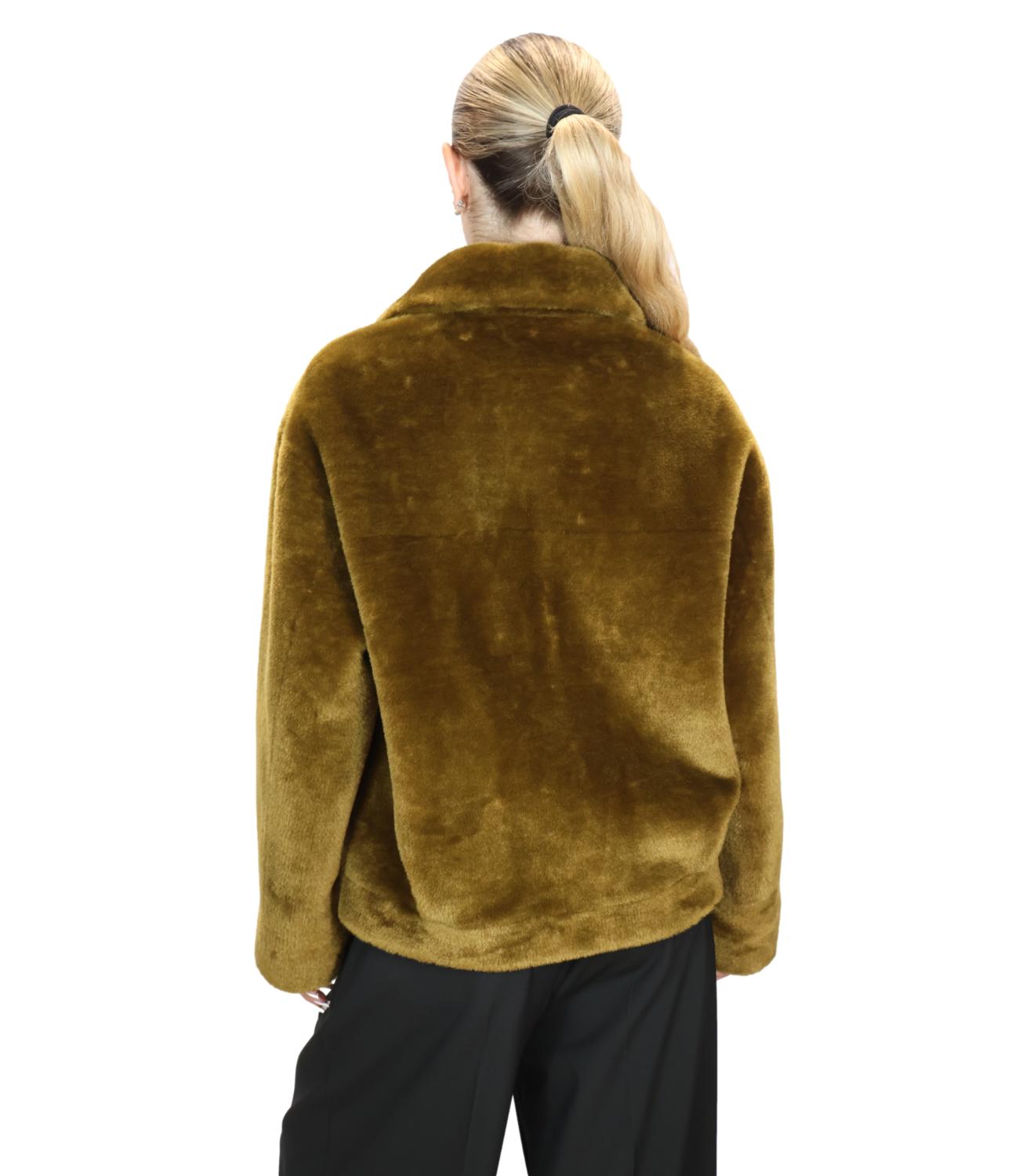 Marella Monochrome Giacca Verde Olio da Donna