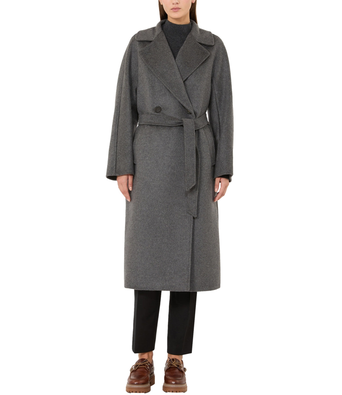Max Mara Weekend Cappotto Grigio Melange da Donna