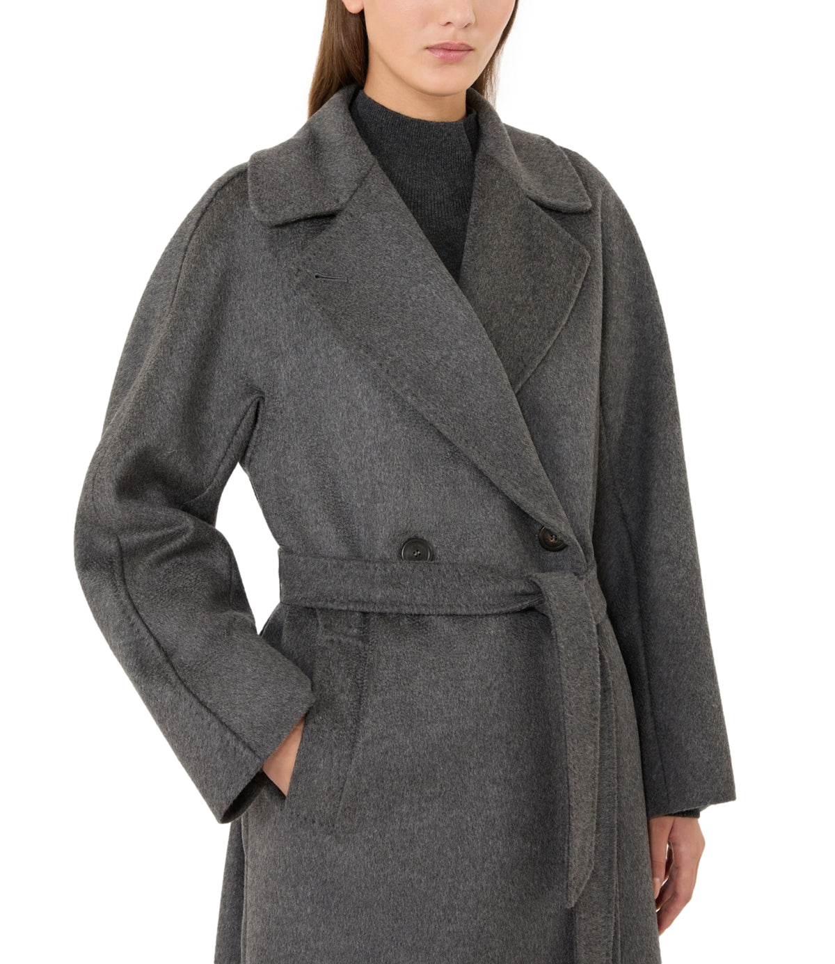Max Mara Weekend Cappotto Grigio Melange da Donna