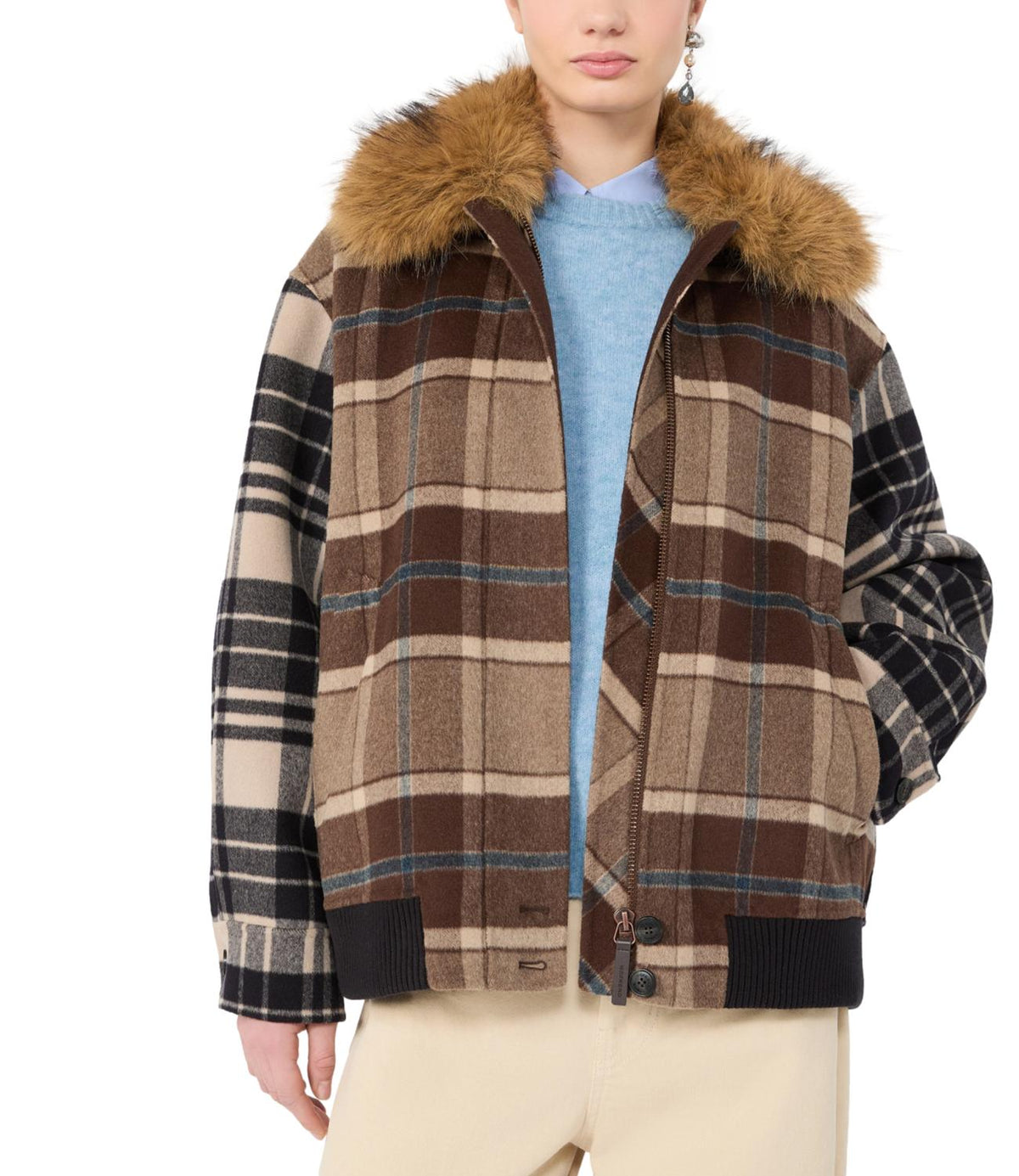 Max Mara Weekend Giaccone Wkddivina Marrone Donna