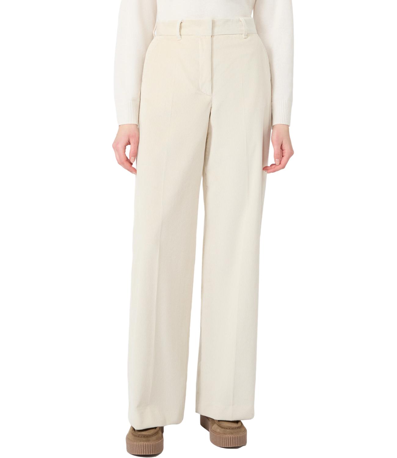 Max Mara Weekend Pantalone Avorio da Donna