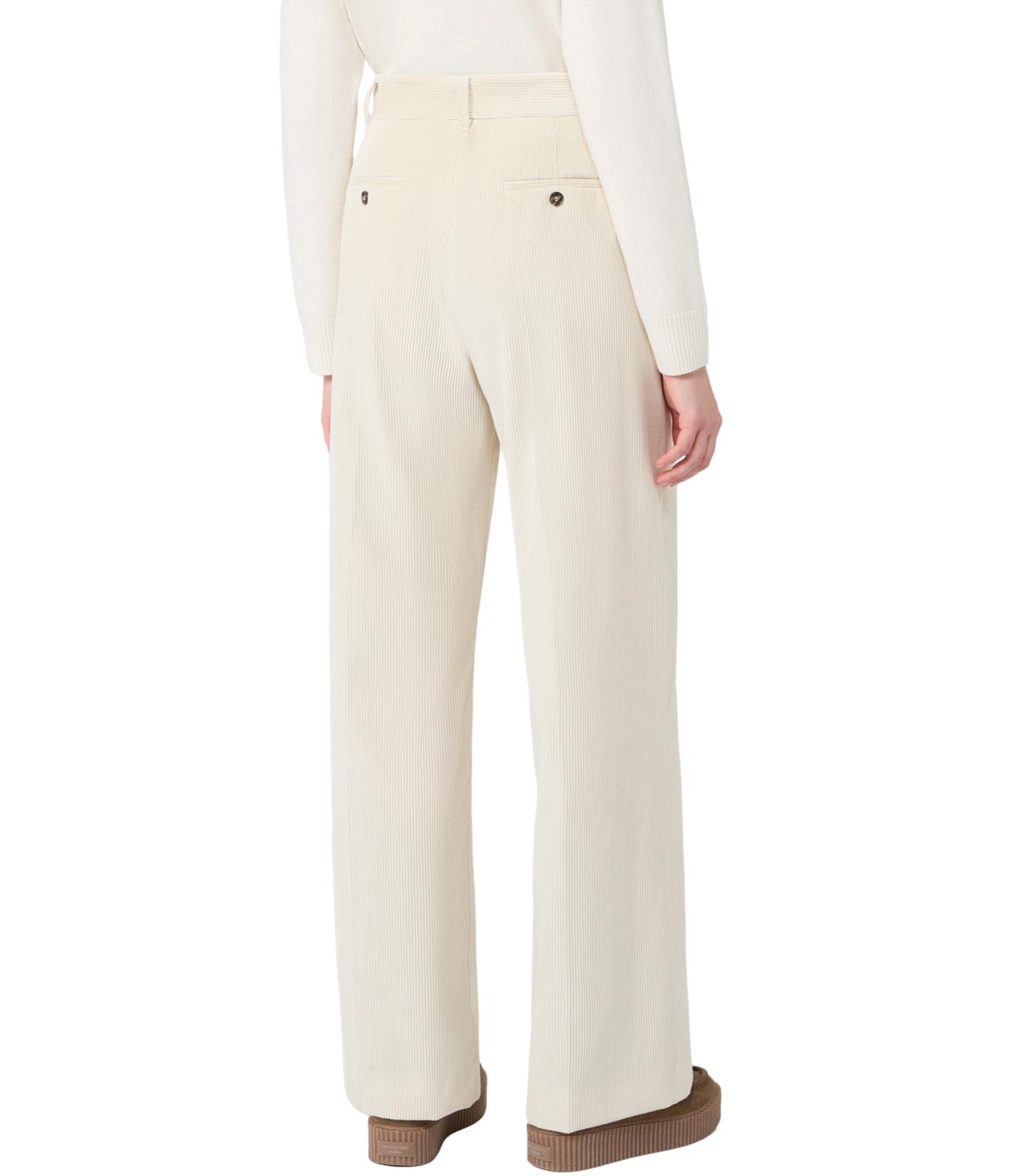 Max Mara Weekend Pantalone Avorio da Donna