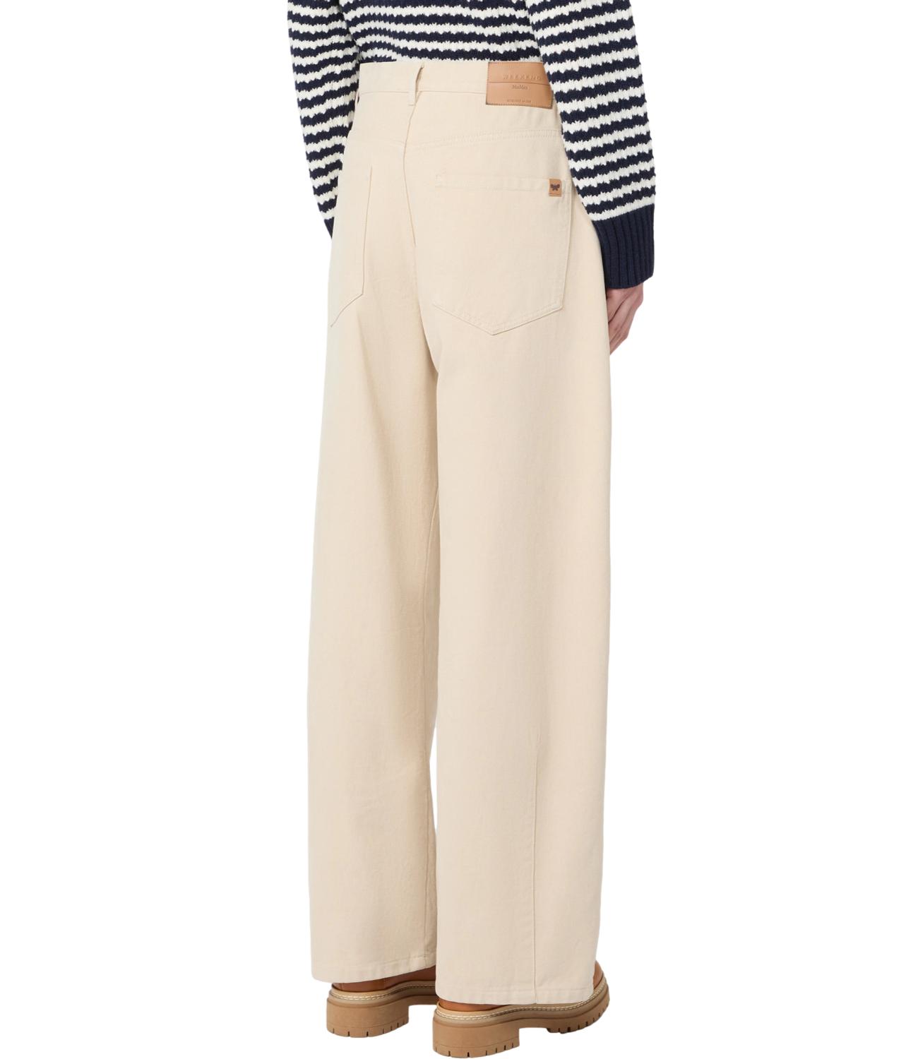 Max Mara Weekend Pantalone Avorio da Donna