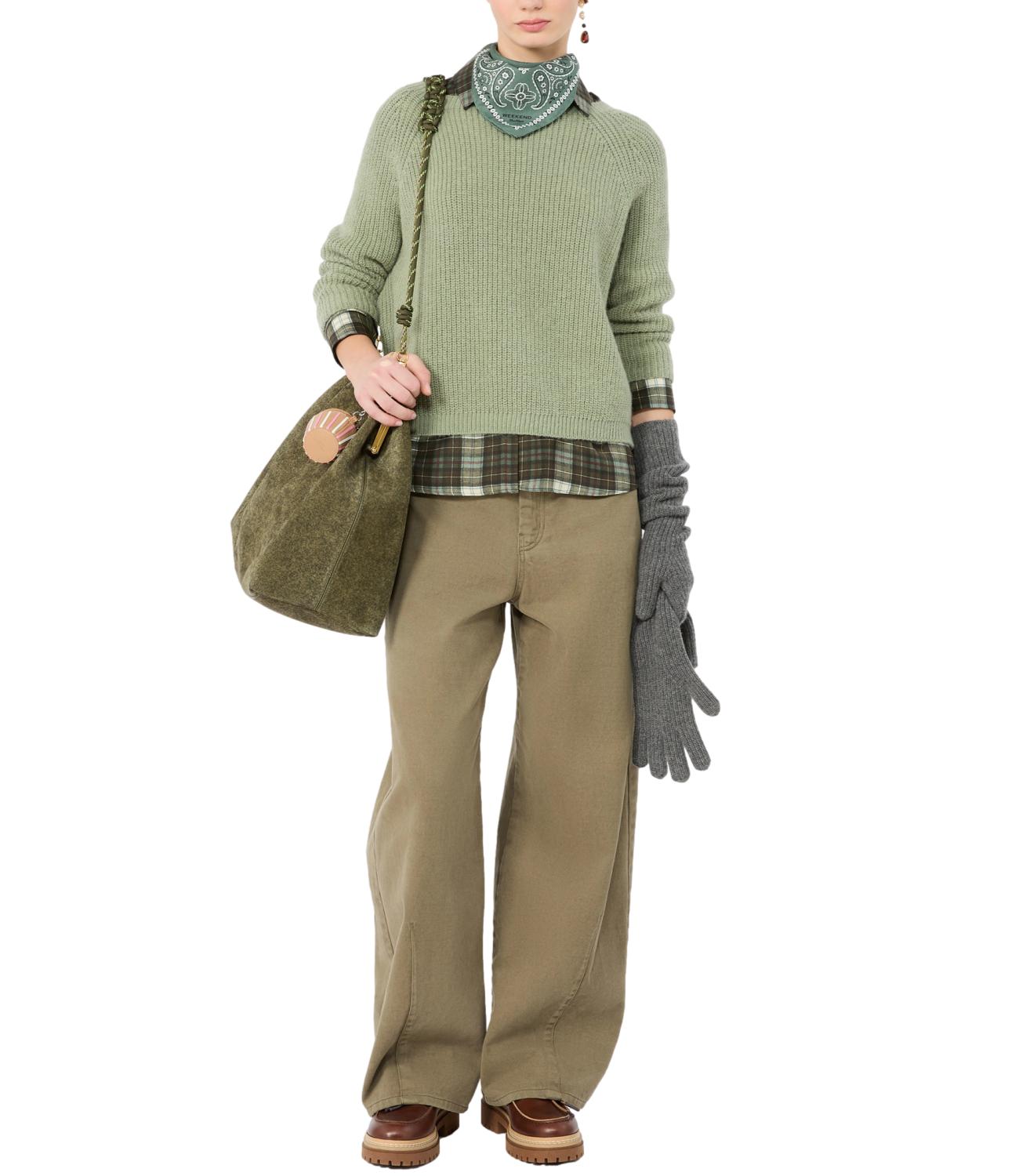 Max Mara Weekend Maglia Verde Salvia da Donna