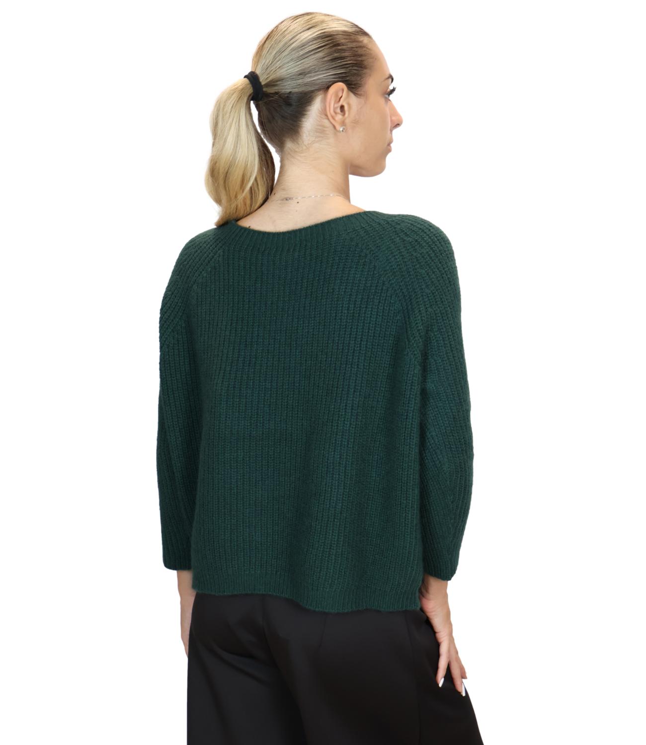 Max Mara Weekend Maglia Verde Bosco da Donna
