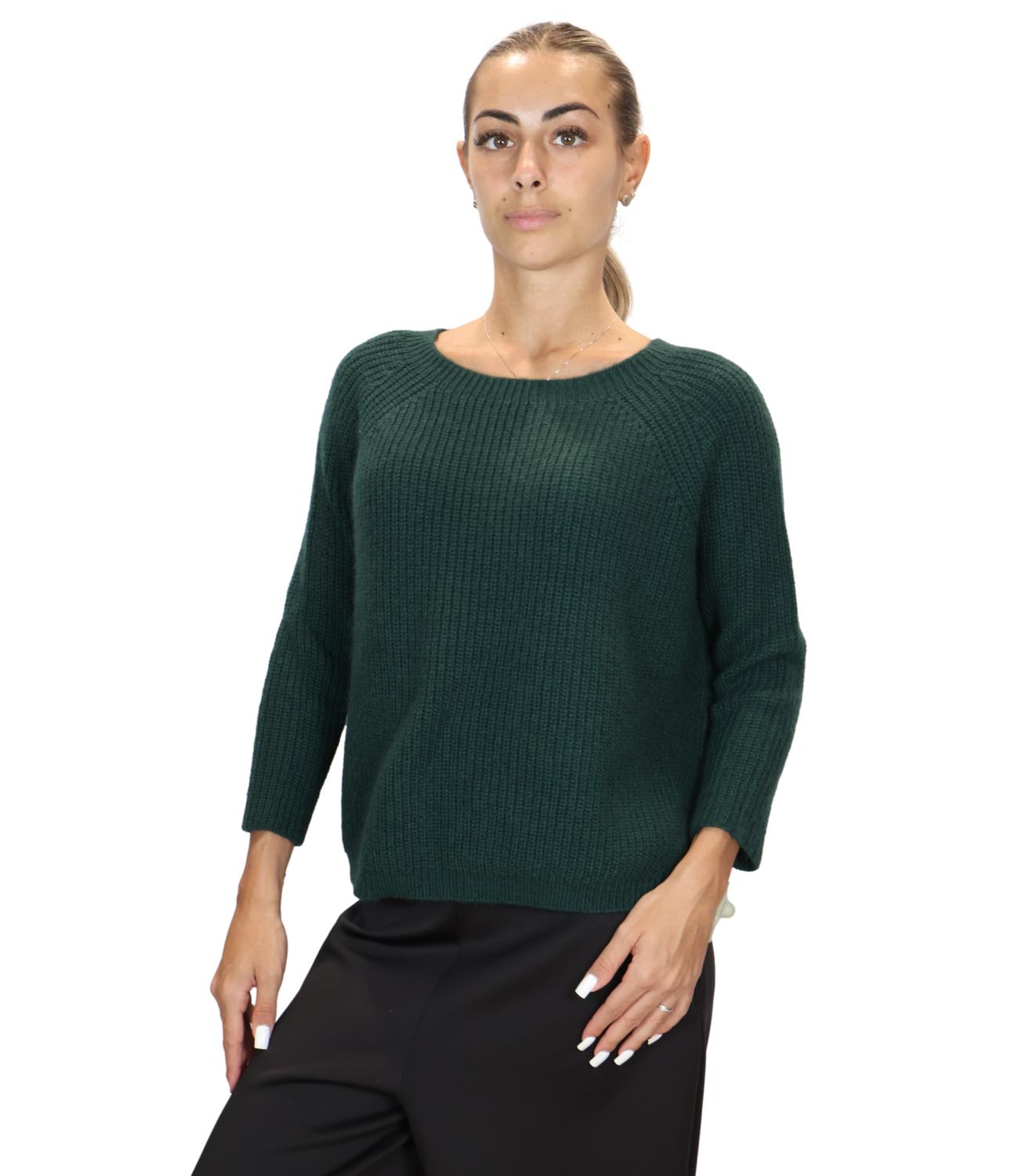 Max Mara Weekend Maglia Verde Bosco da Donna