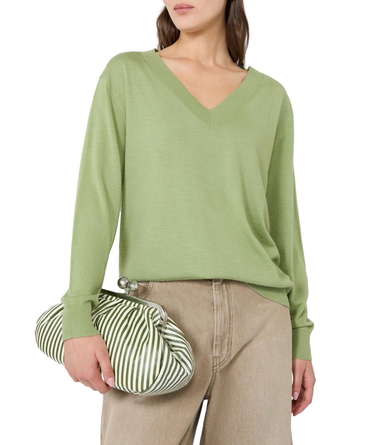 Max Mara Weekend Maglia Verde da Donna