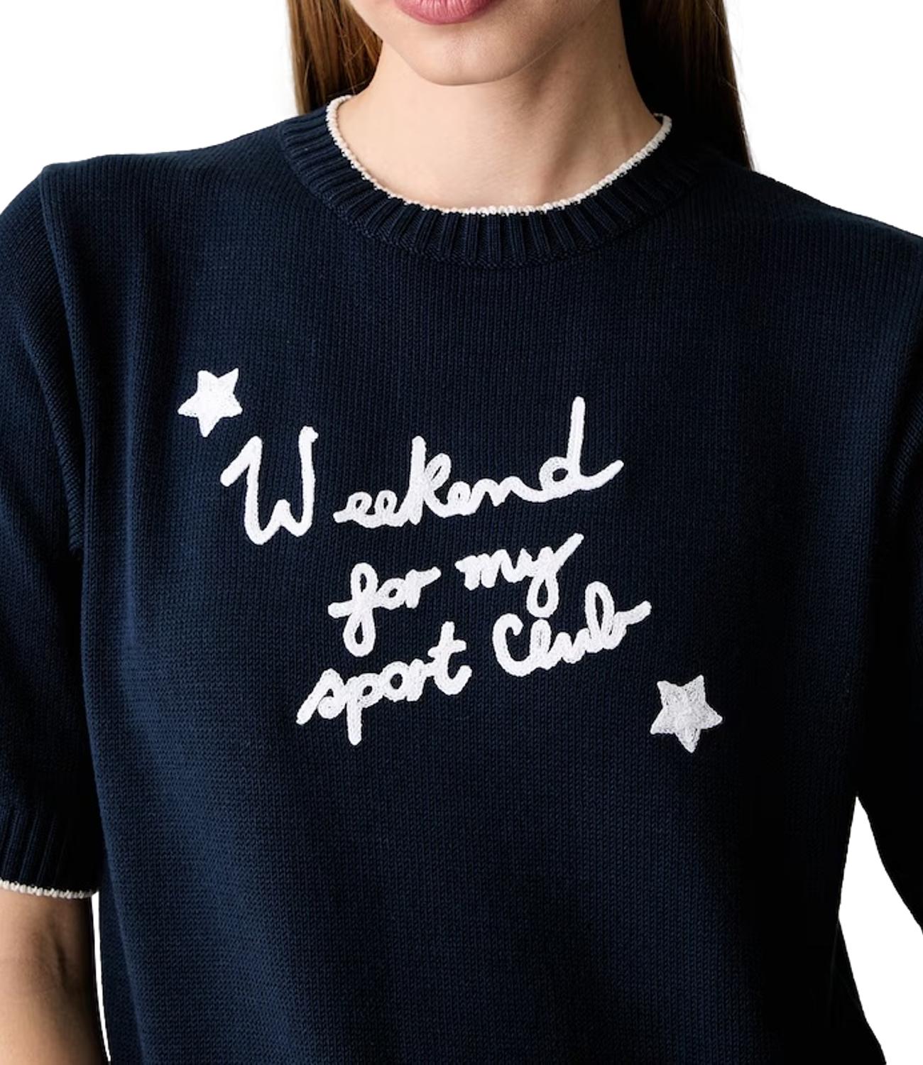 Max Mara Weekend Maglia Avio da Donna