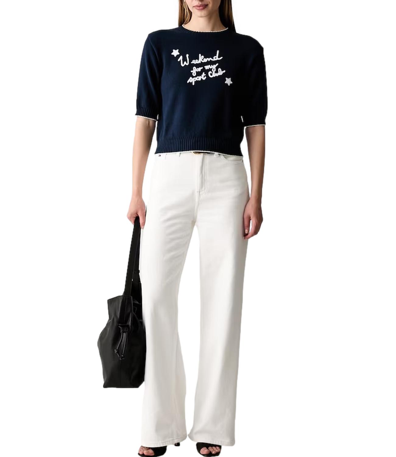 Max Mara Weekend Maglia Avio da Donna