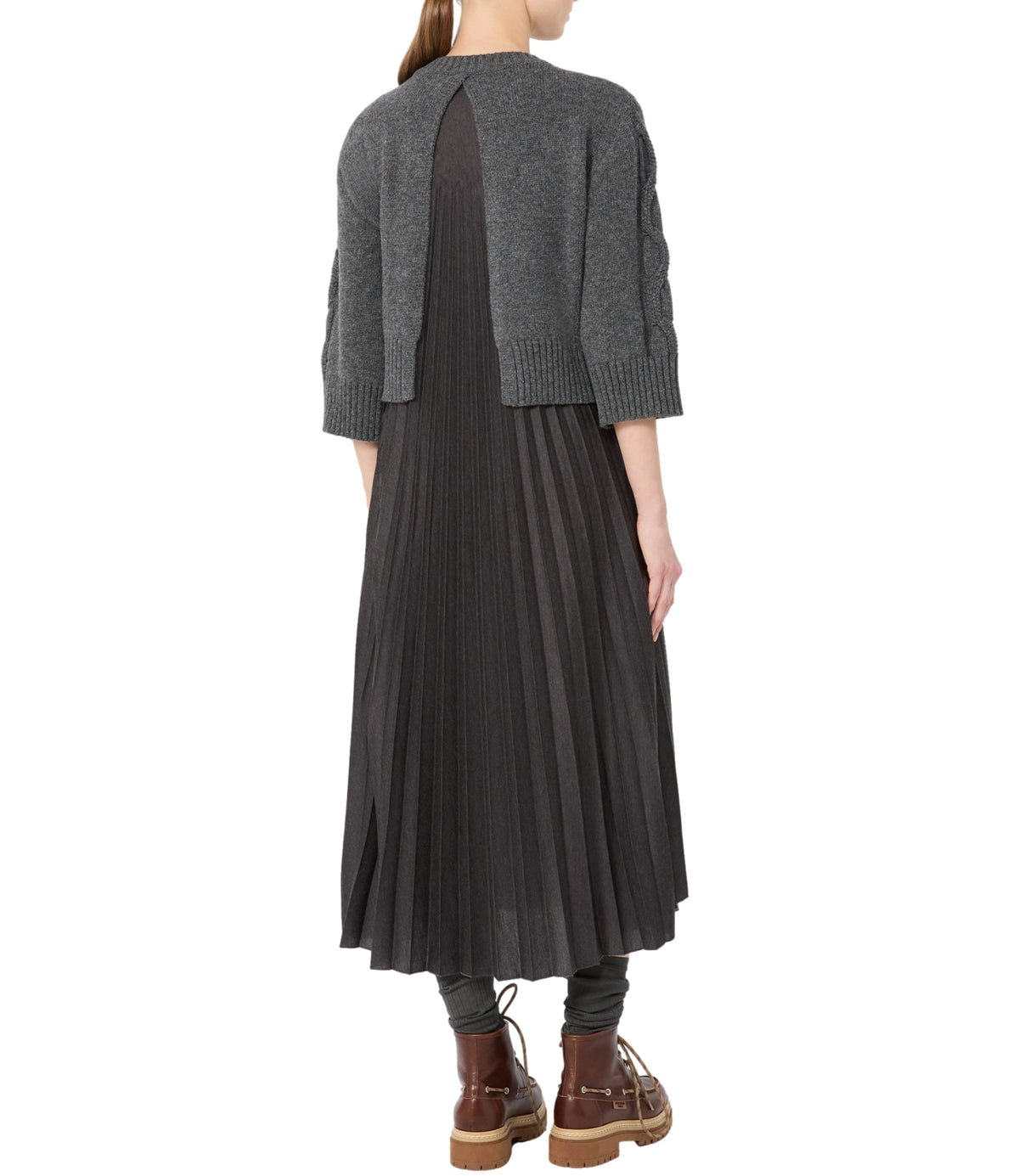 Max Mara Weekend Abito Antracite Melange da Donna