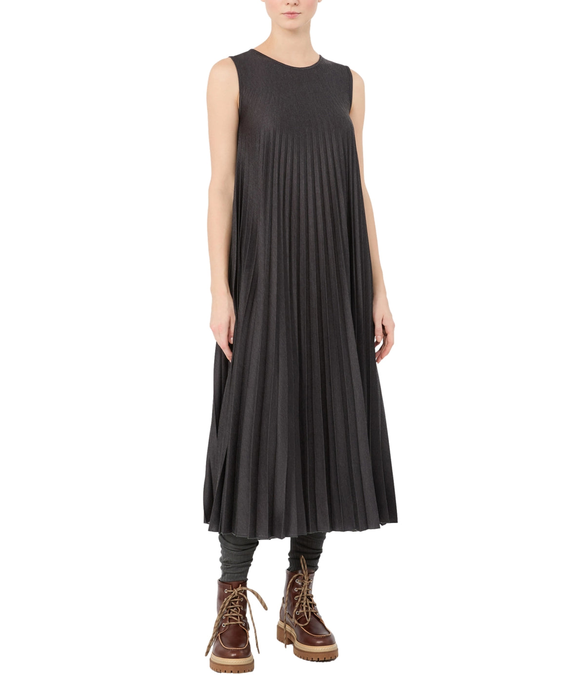 Max Mara Weekend Abito Antracite Melange da Donna