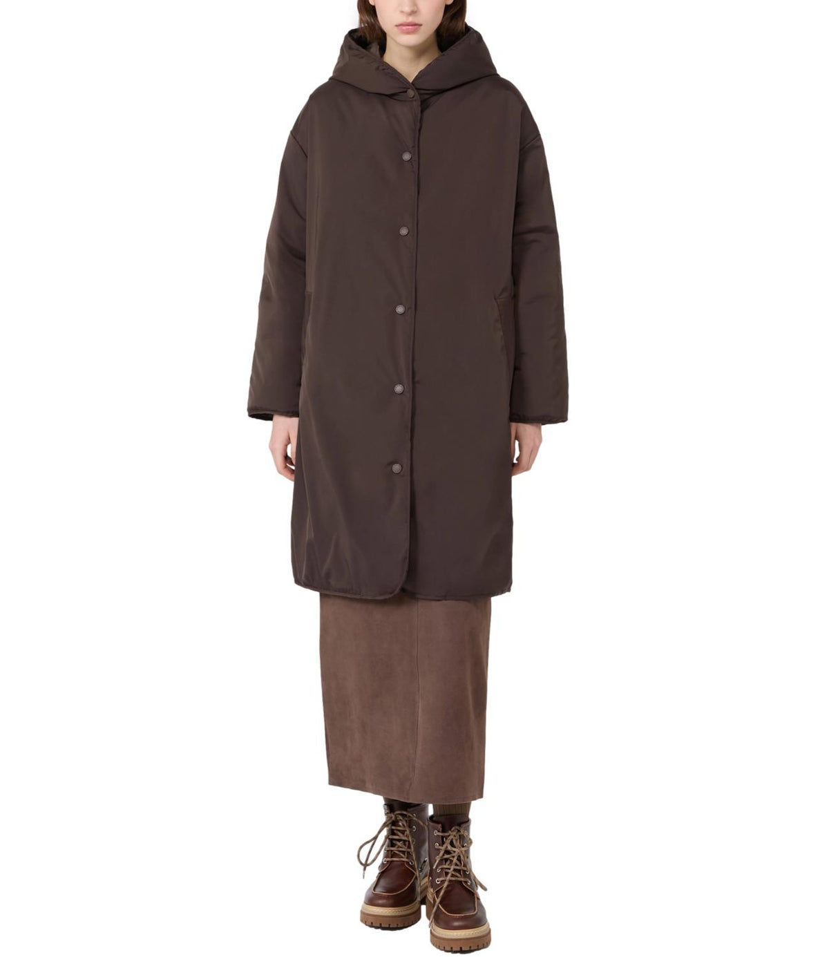 Max Mara Weekend Imbottito Wkdmassa Marrone Donna