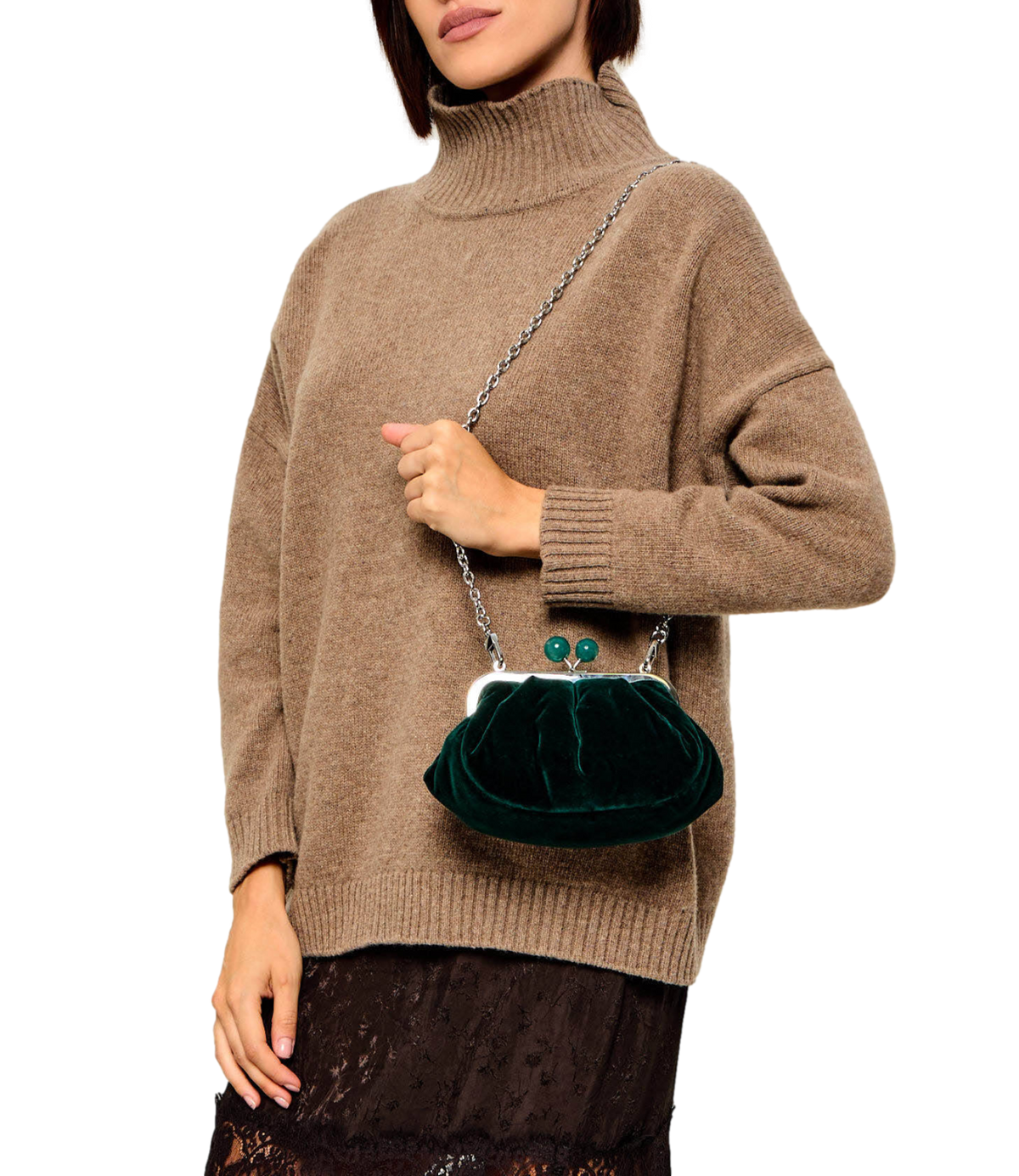 Max Mara Weekend Borsa Verde da Donna