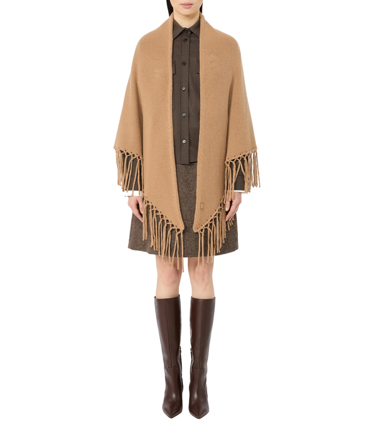 Max Mara Weekend Sciarpa/Foulard Cammello da Donna