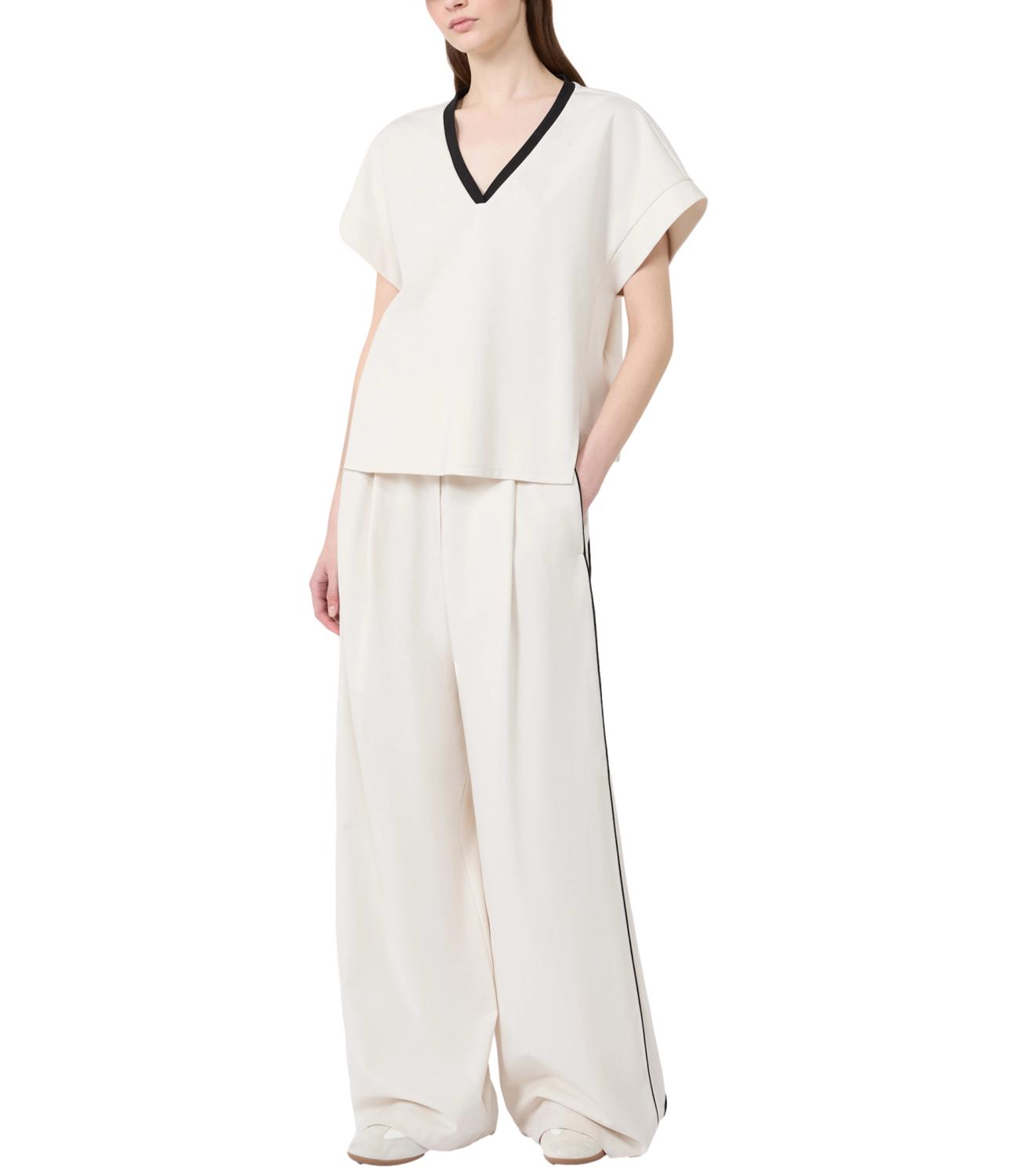 Max Mara Weekend Pantalone Avorio da Donna
