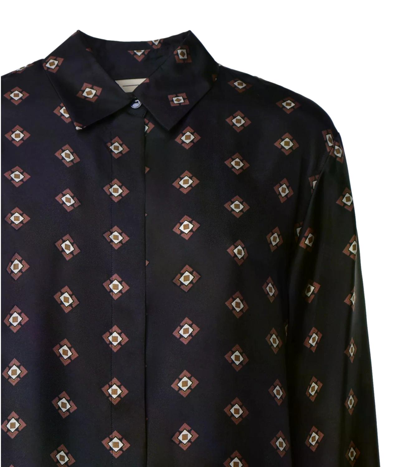 Mm Camicia Blu Marino da Donna
