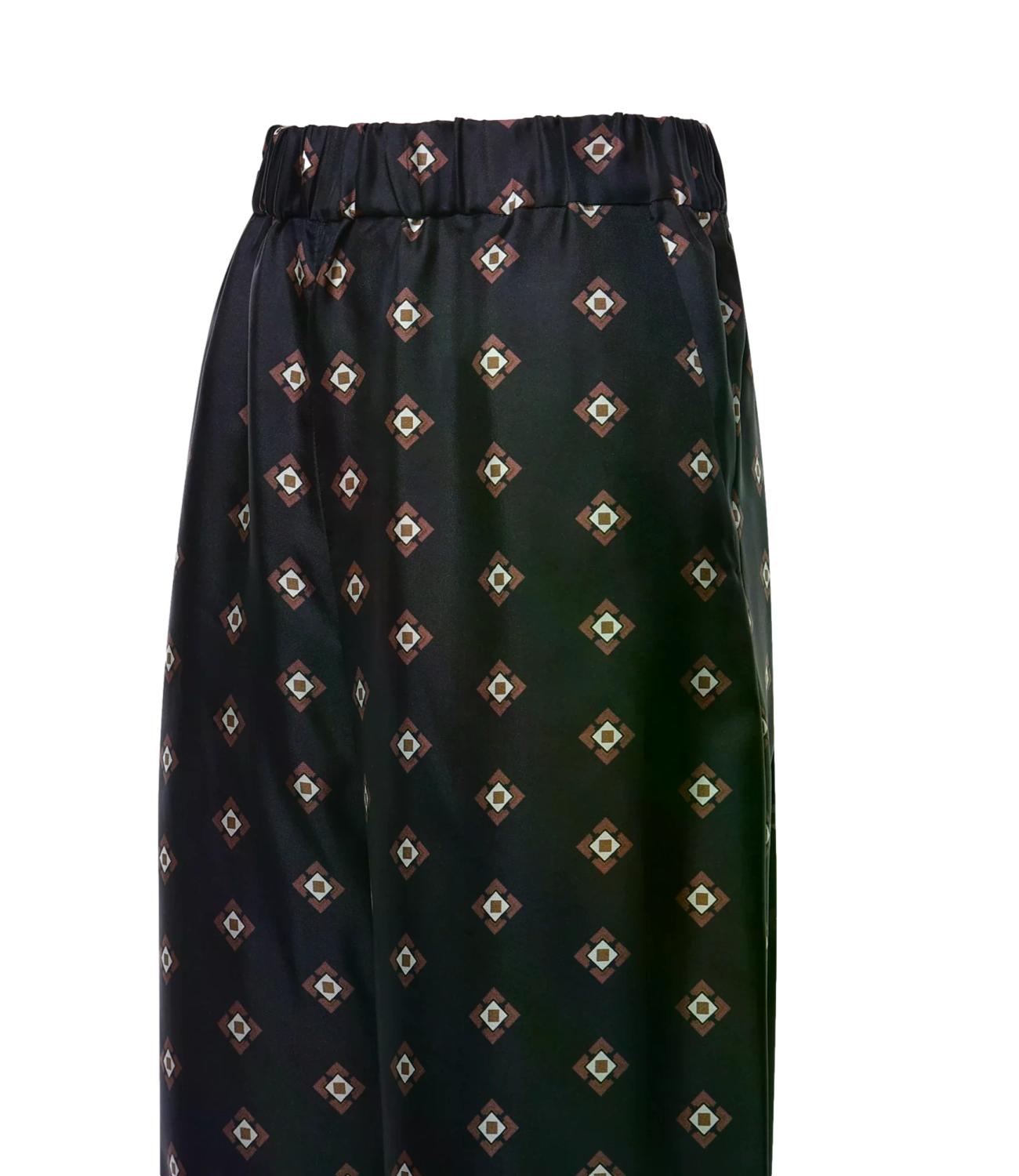 Mm Pantalone Blu Marino da Donna
