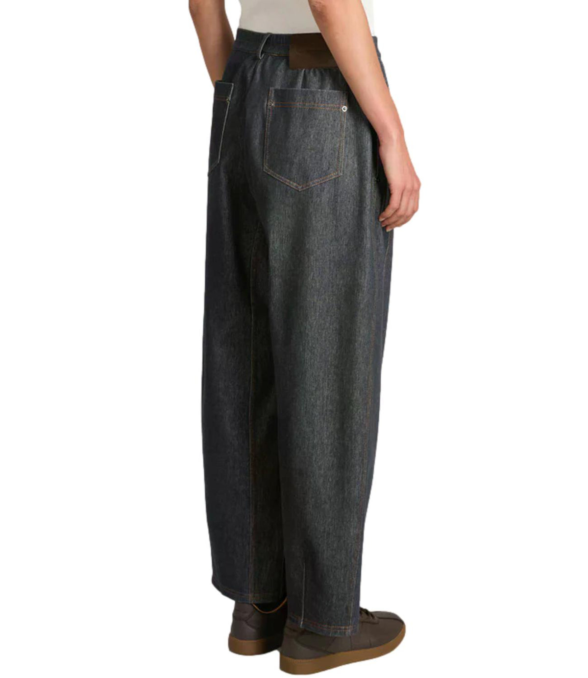 Mm Pantalone Blu da Donna