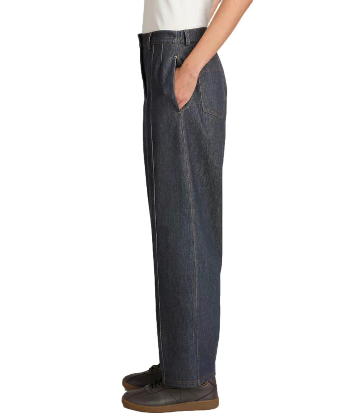 Mm Pantalone Blu da Donna
