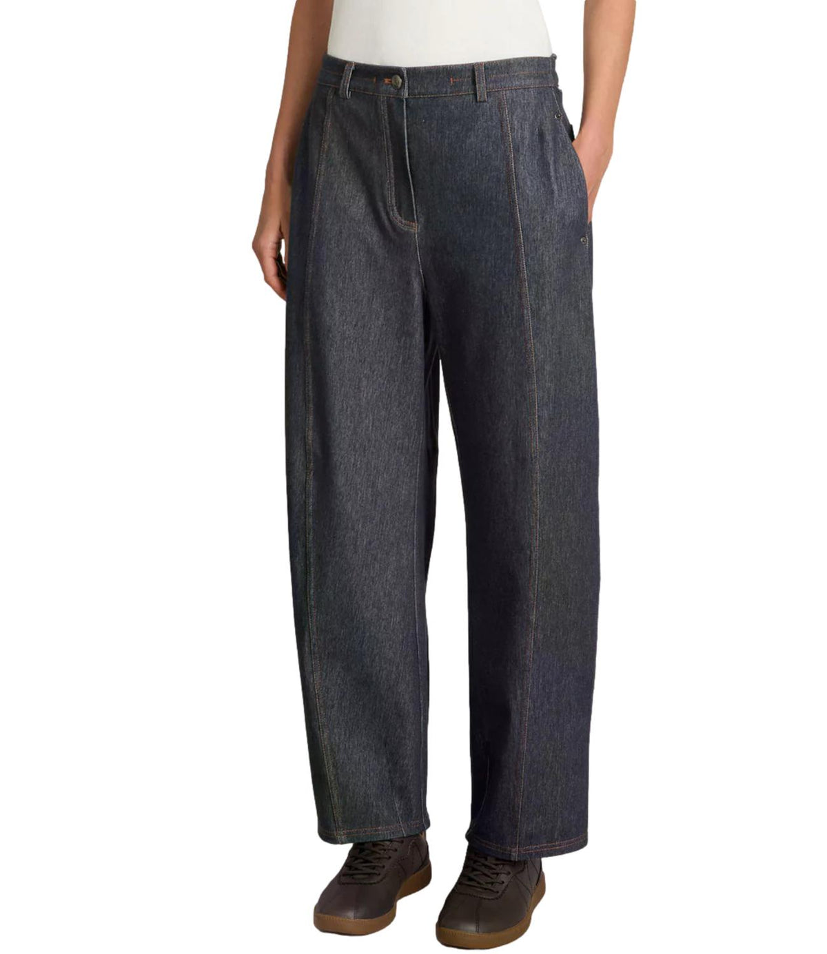 Mm Pantalone Blu da Donna